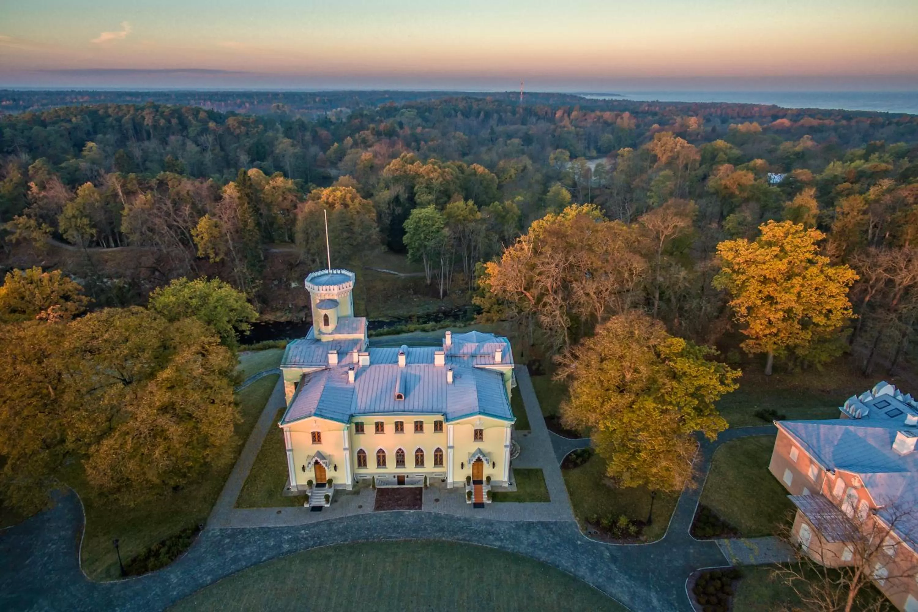 Bird's eye view in Schloss Fall, Keila-Joa