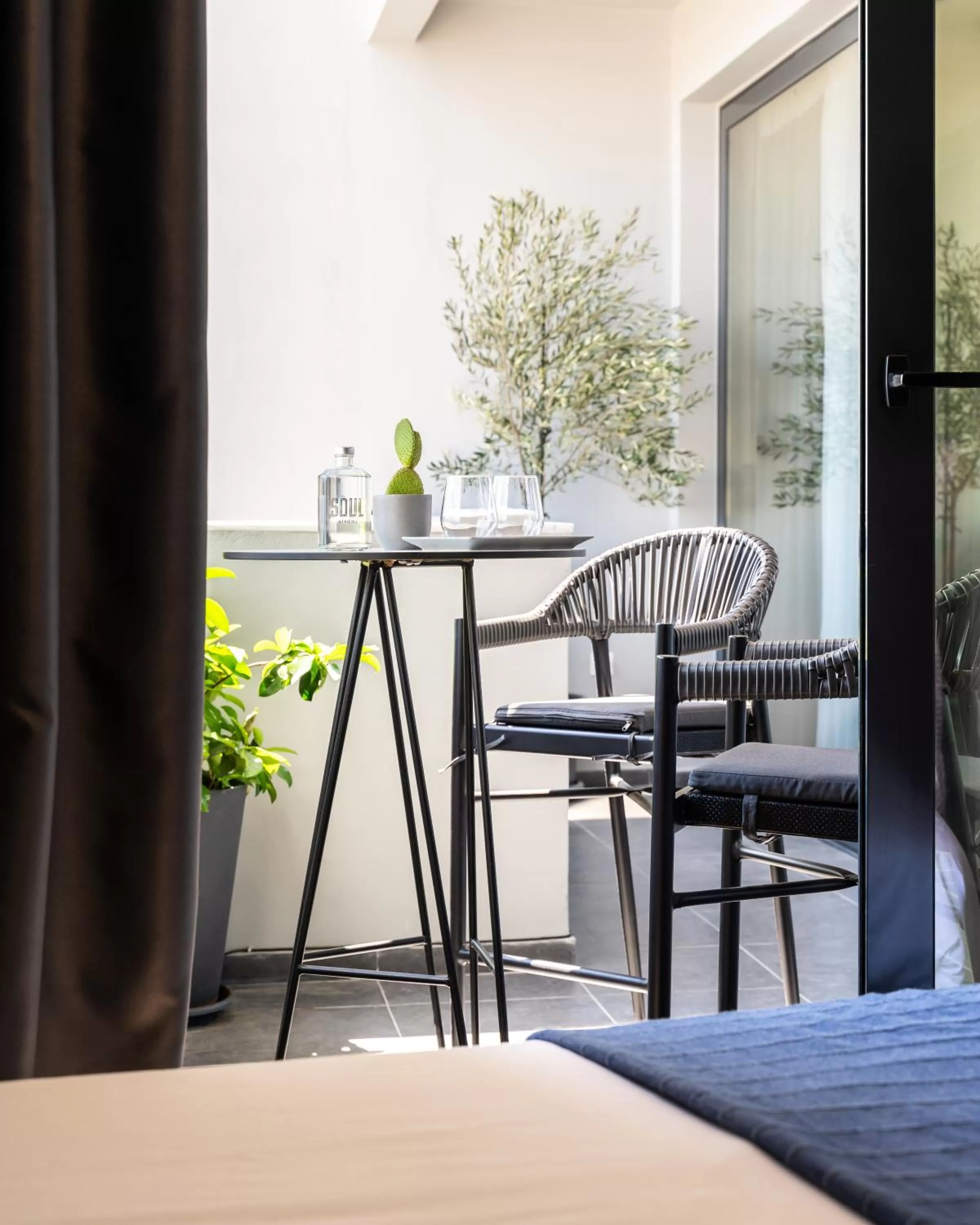 Balcony/Terrace in Play Theatrou Athens a member of Brown Hotels