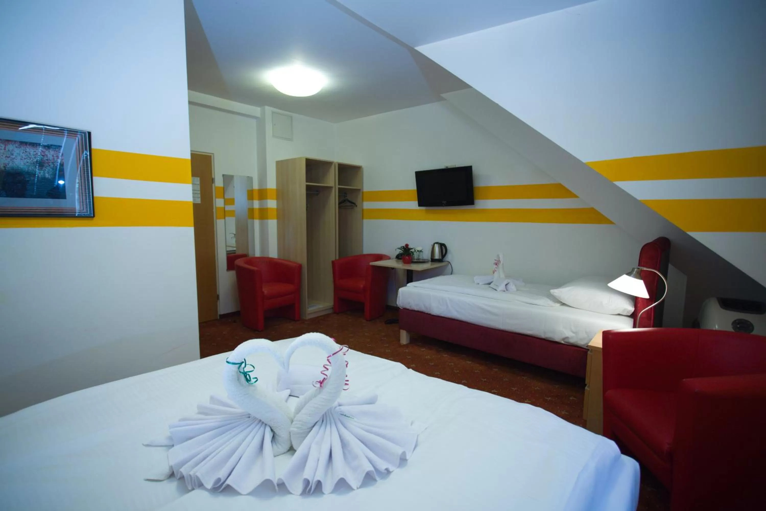 Bed in Hotel City Residence