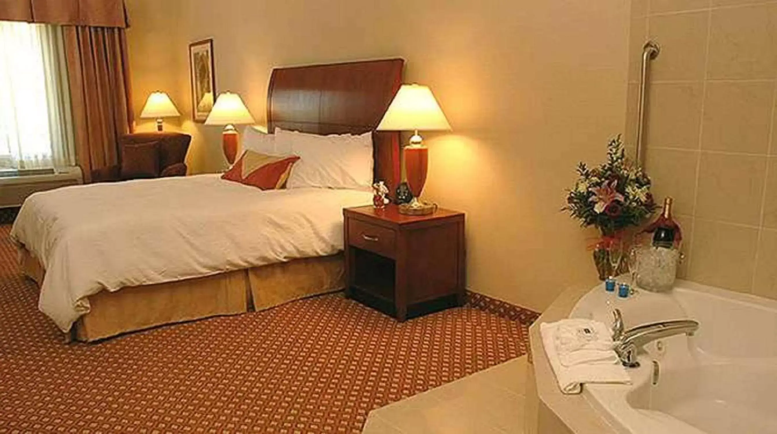Bed in Hilton Garden Inn Victorville