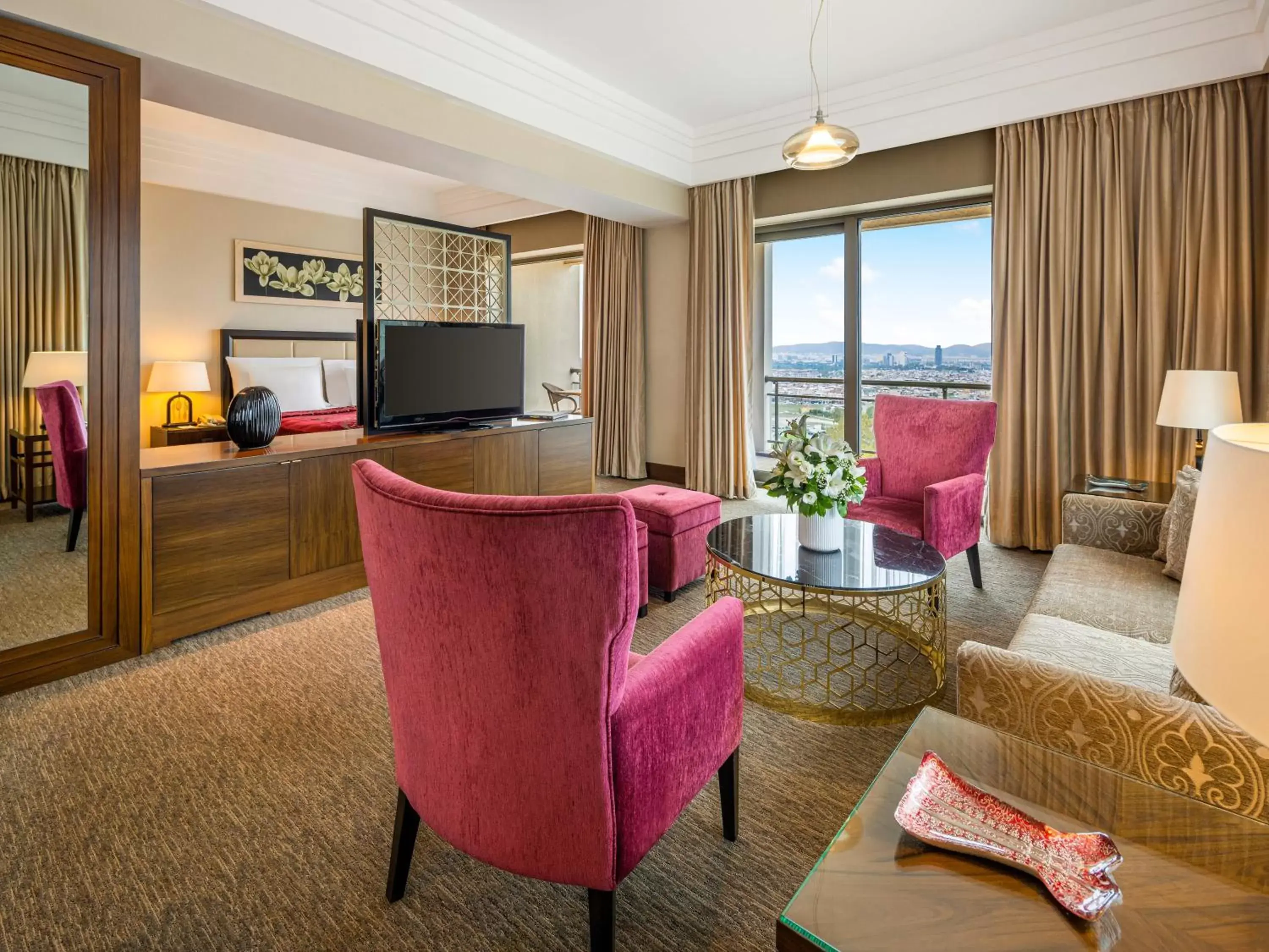 Living room, Seating Area in Hotel Çelik Palas Convention Center & Thermal SPA