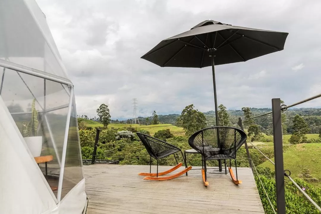 Natural landscape in Ecohotel Monte Tierra Habitaciones y Glamping