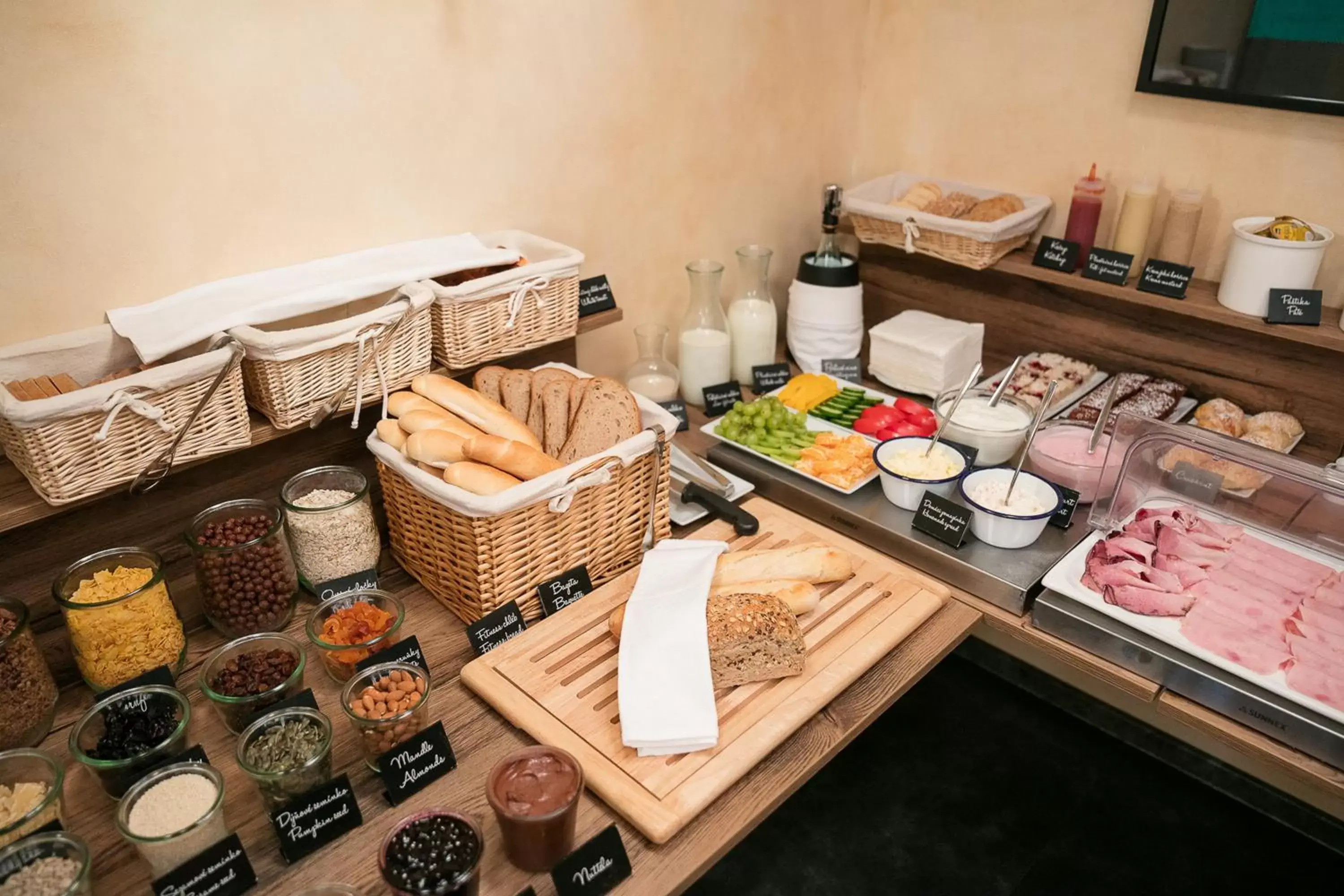 Breakfast in Pytloun Design Self Check-in Hotel Breakfast in Pytloun Design Self Check-in Hotel