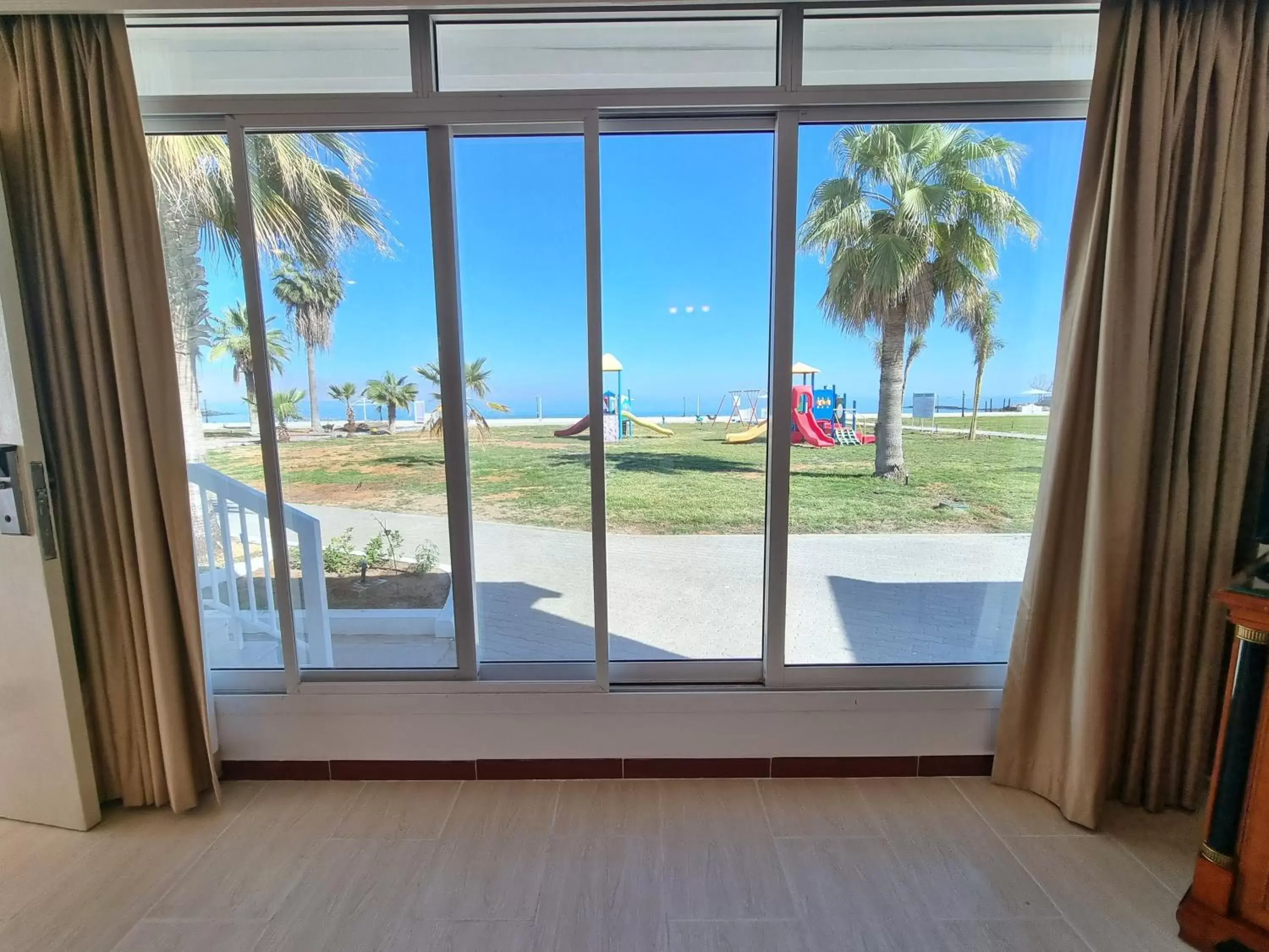 Garden view in Holiday Beach Resort Garden view in Holiday Beach Resort