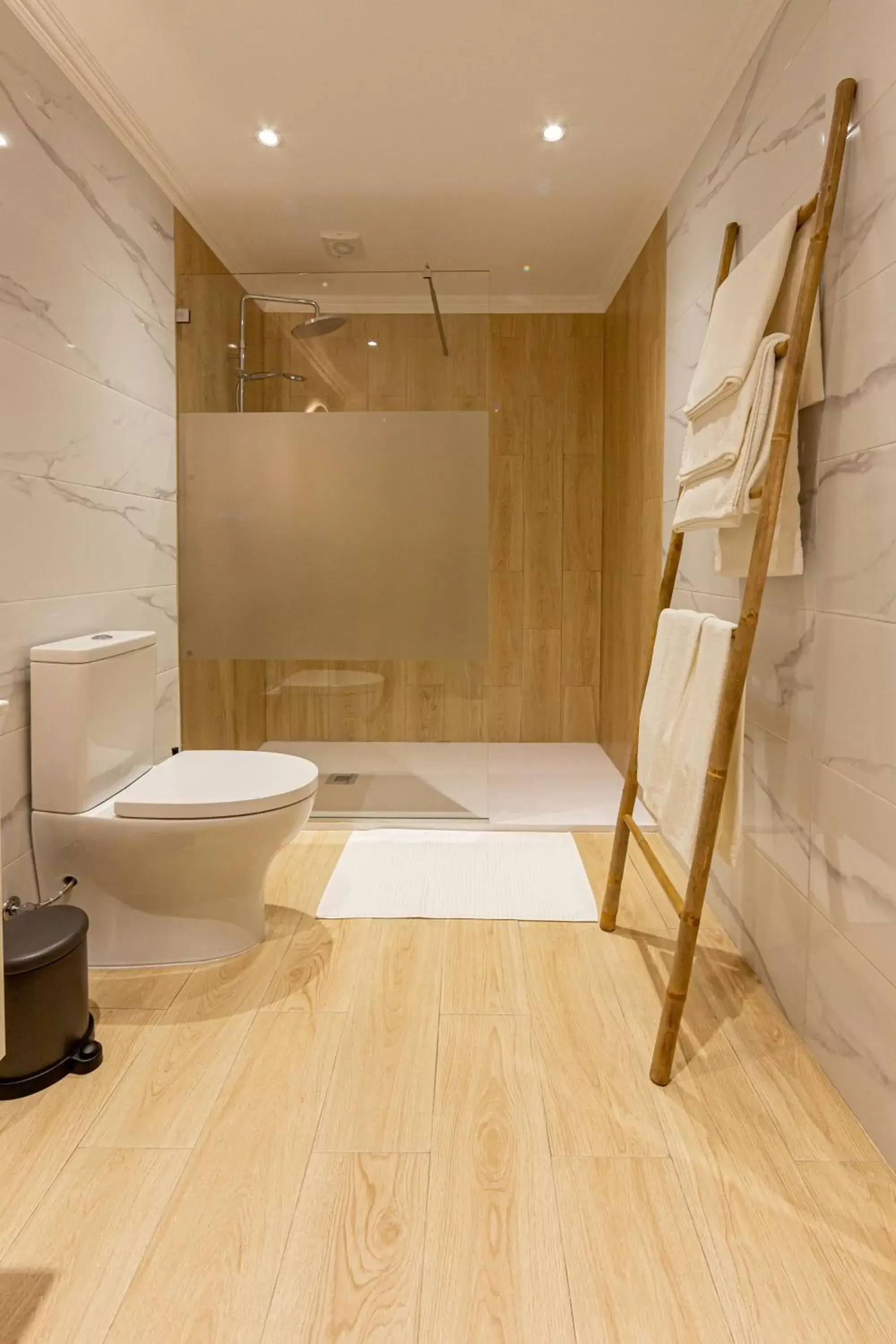 Shower, Bathroom in Luxury Palm Suites