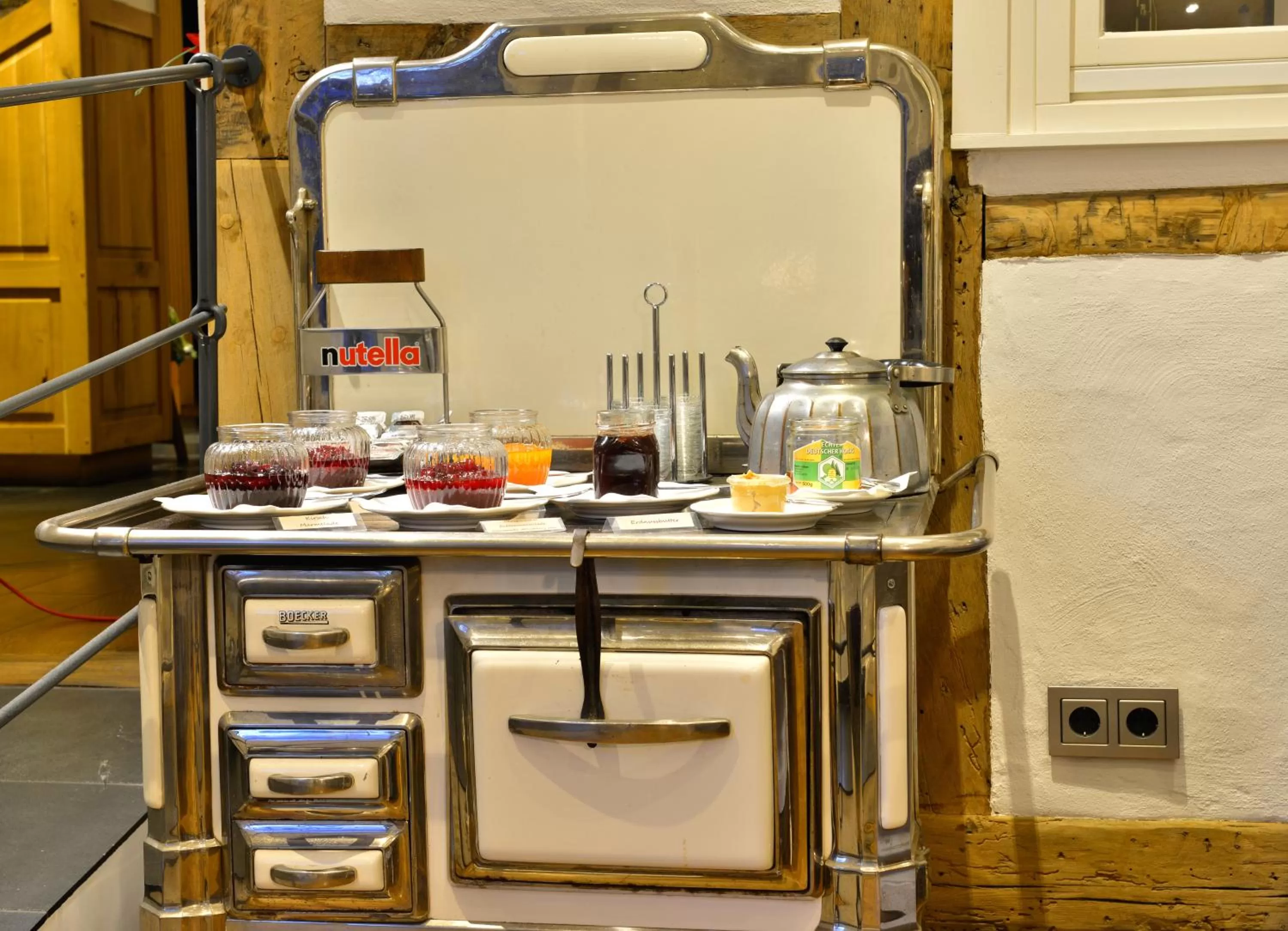 Continental breakfast in Hotel Alte Schule