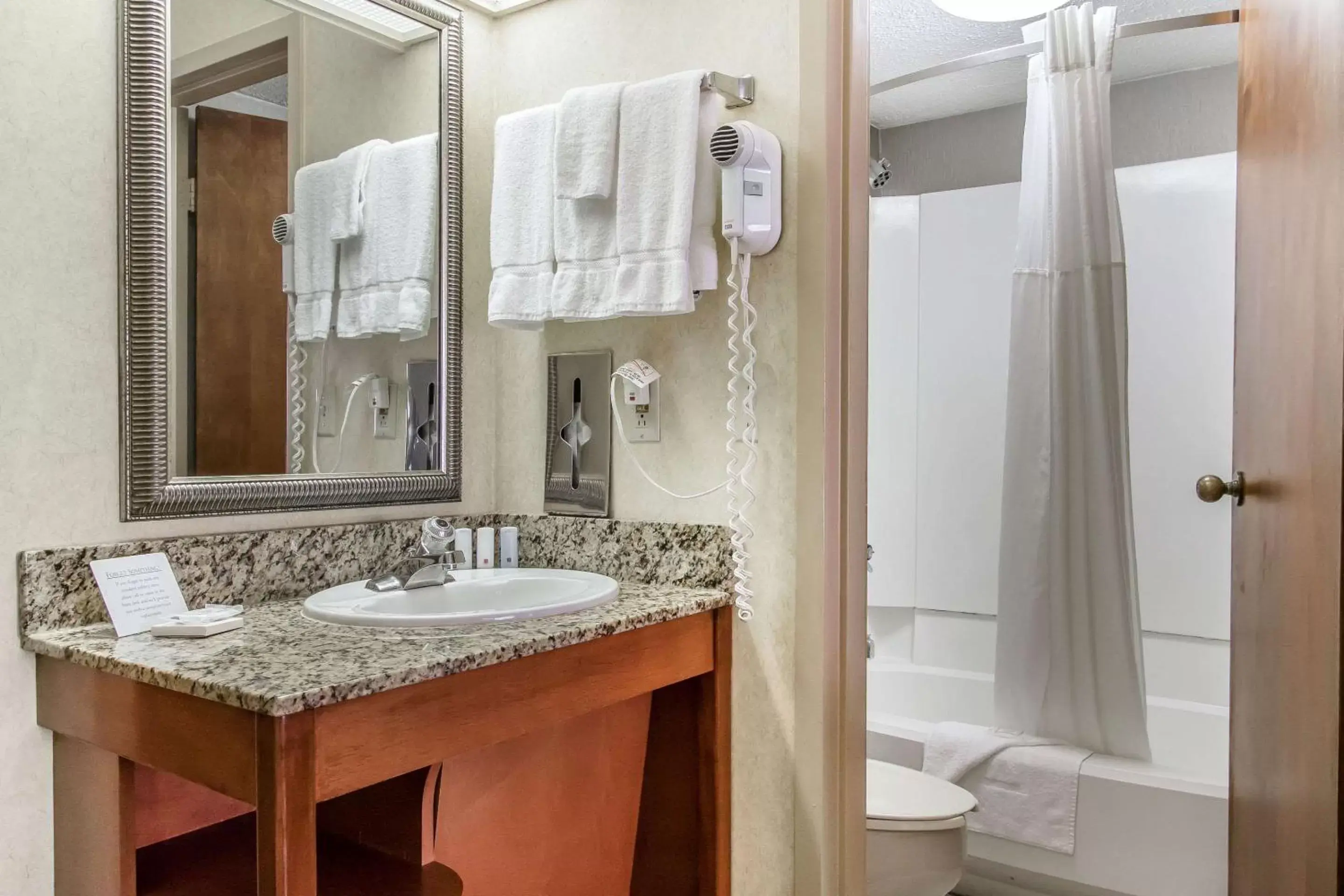 Bathroom in Clarion Hotel Broken Arrow - Tulsa
