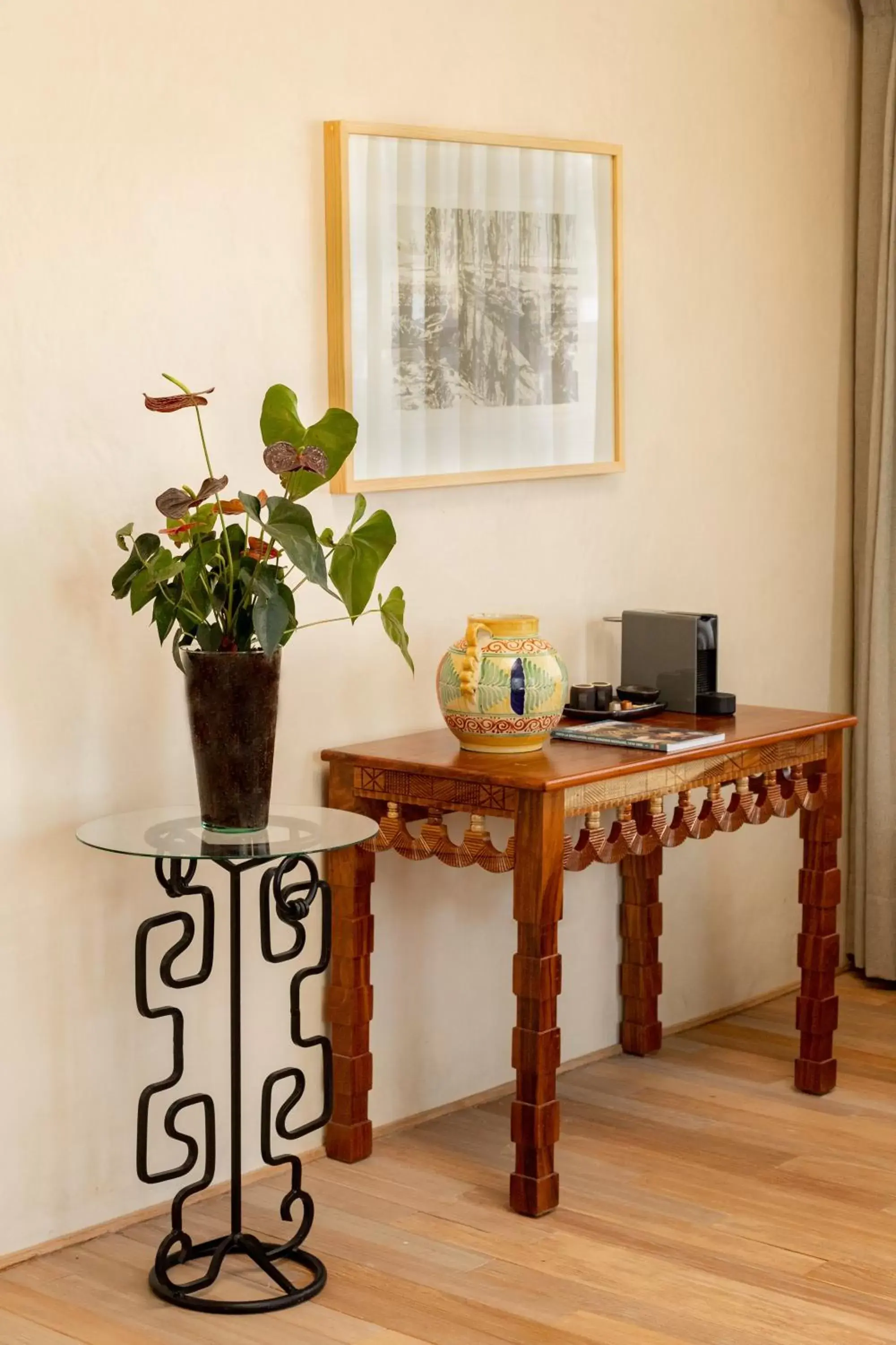 Decorative detail, TV/Entertainment Center in La Valise San Miguel de Allende