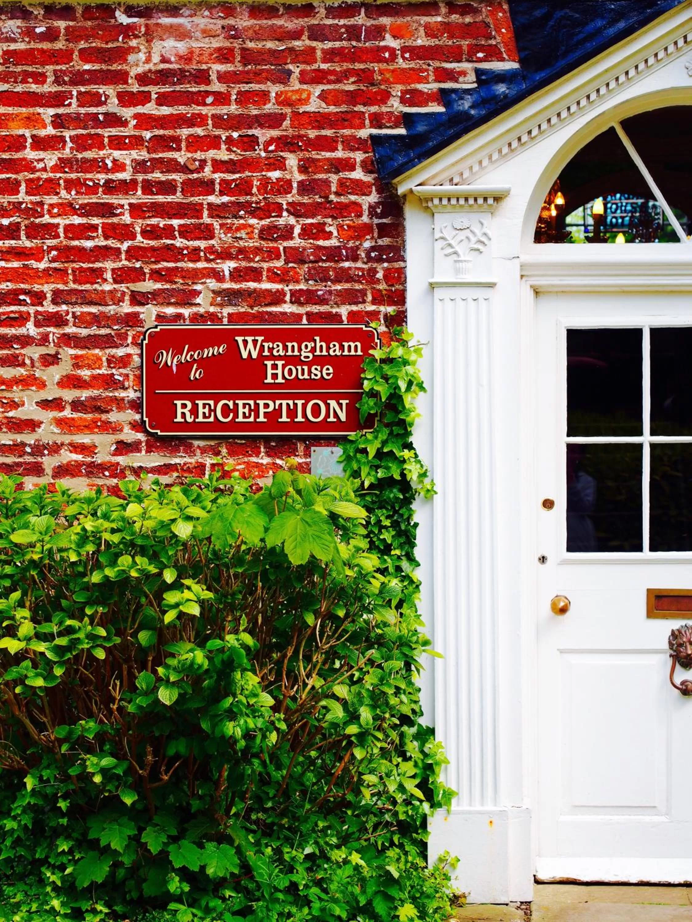 Facade/entrance in Wrangham House