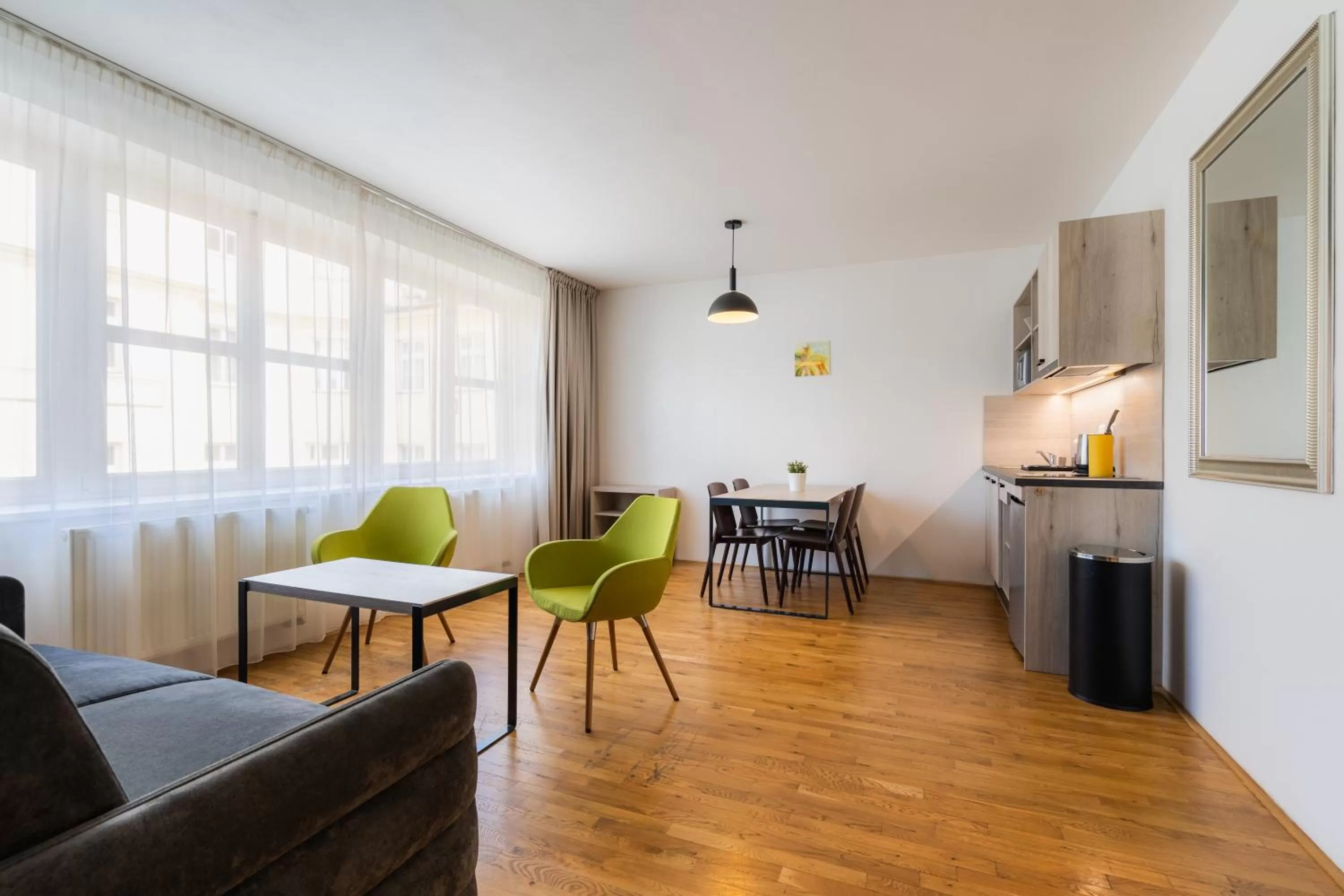 Kitchen or kitchenette in EA ApartHotel Melantrich