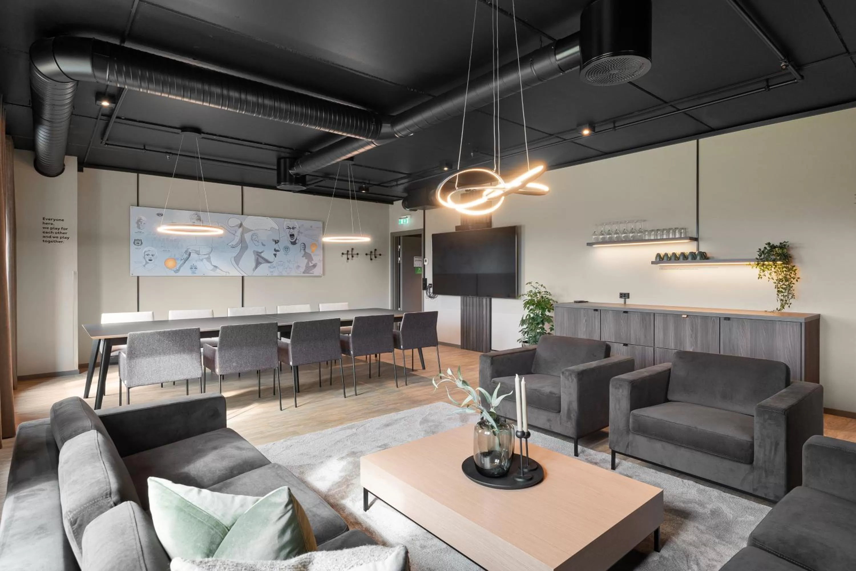 Living room in Hotell Jæren