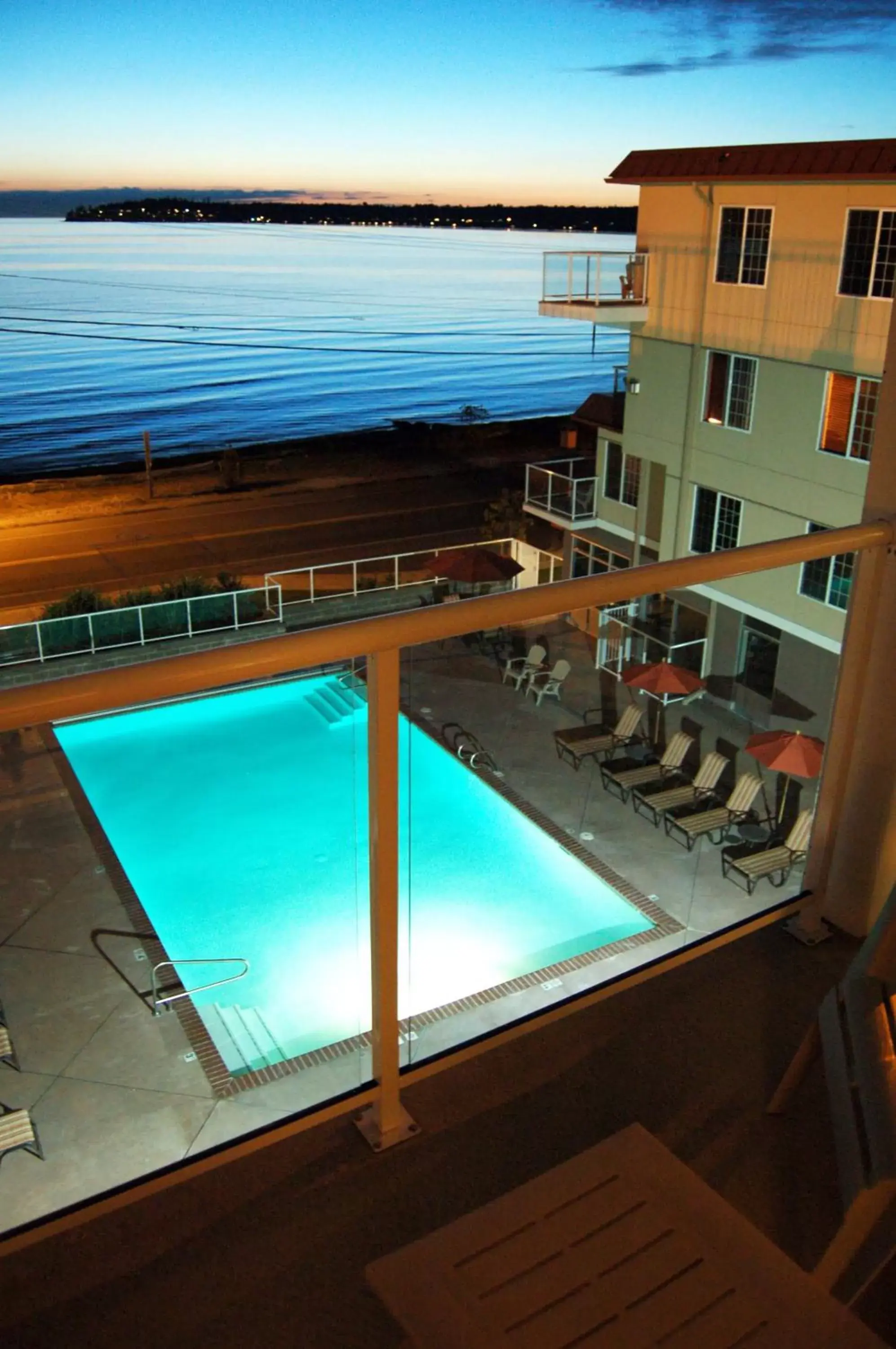 Pool View in Raintree's Sandcastle, Birch Bay