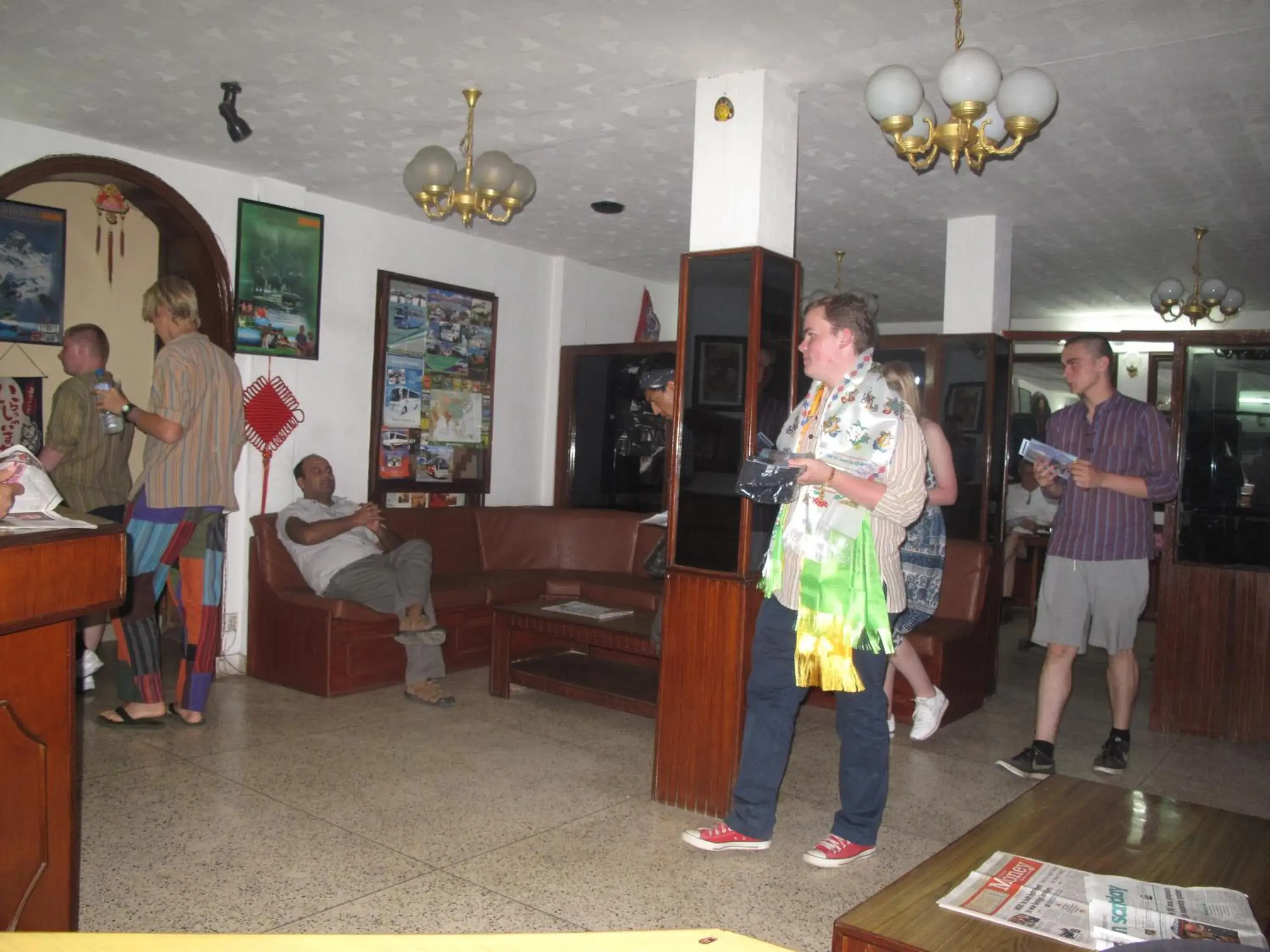 Lobby or reception in Kathmandu Madhuban Guest House