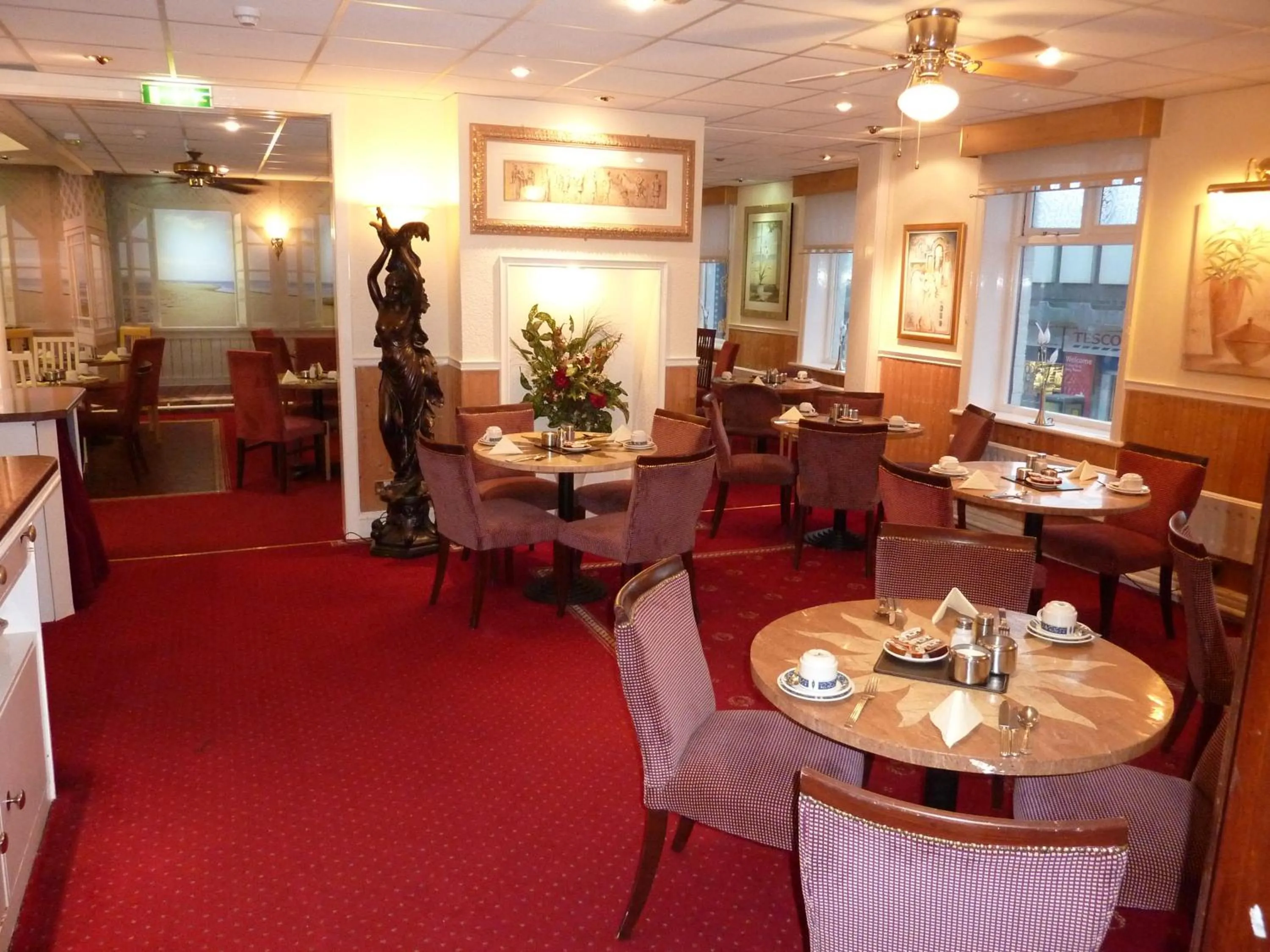 Dining area in The Regal Hotel
