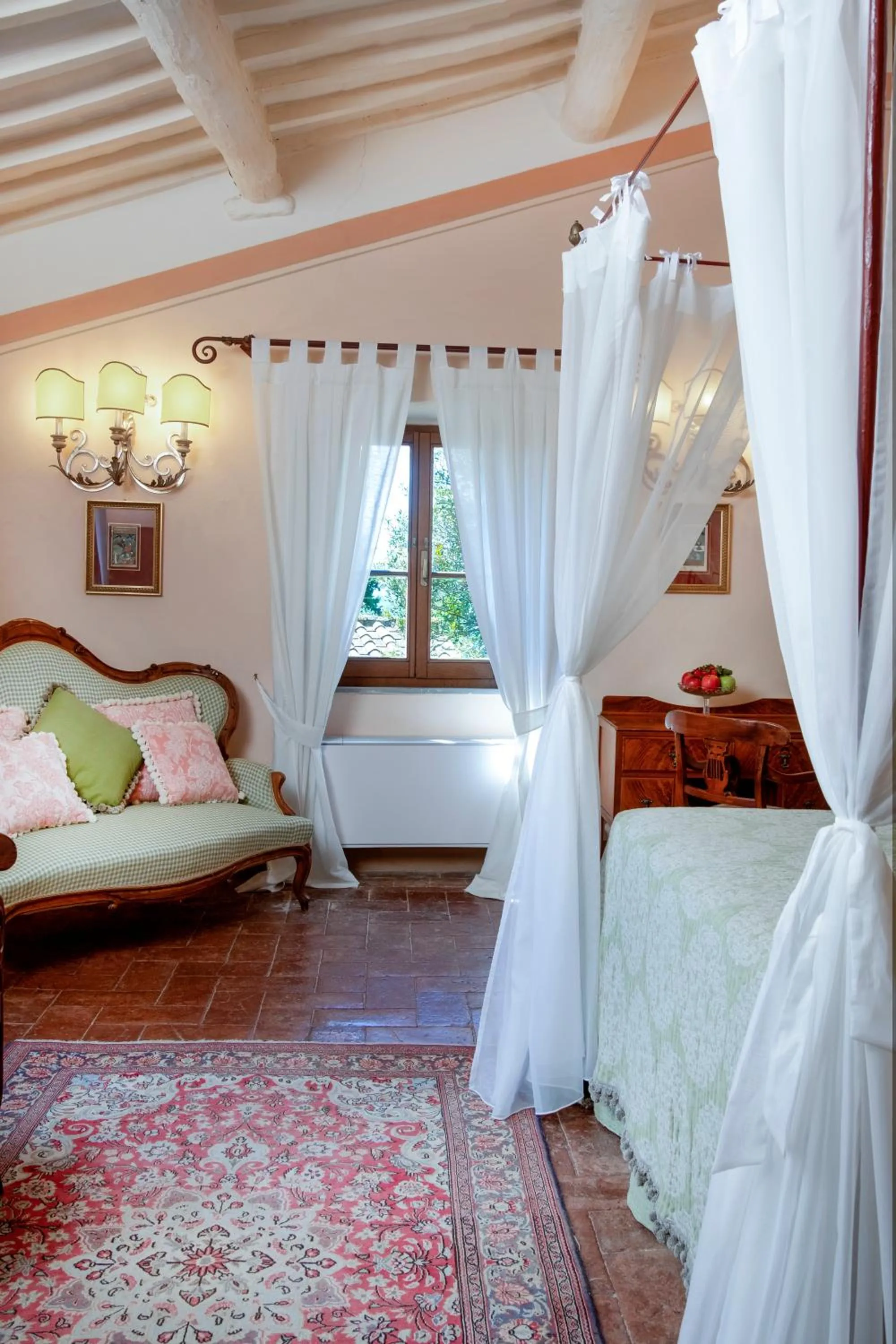 Bedroom, Bed in Il Falconiere Relais & Spa