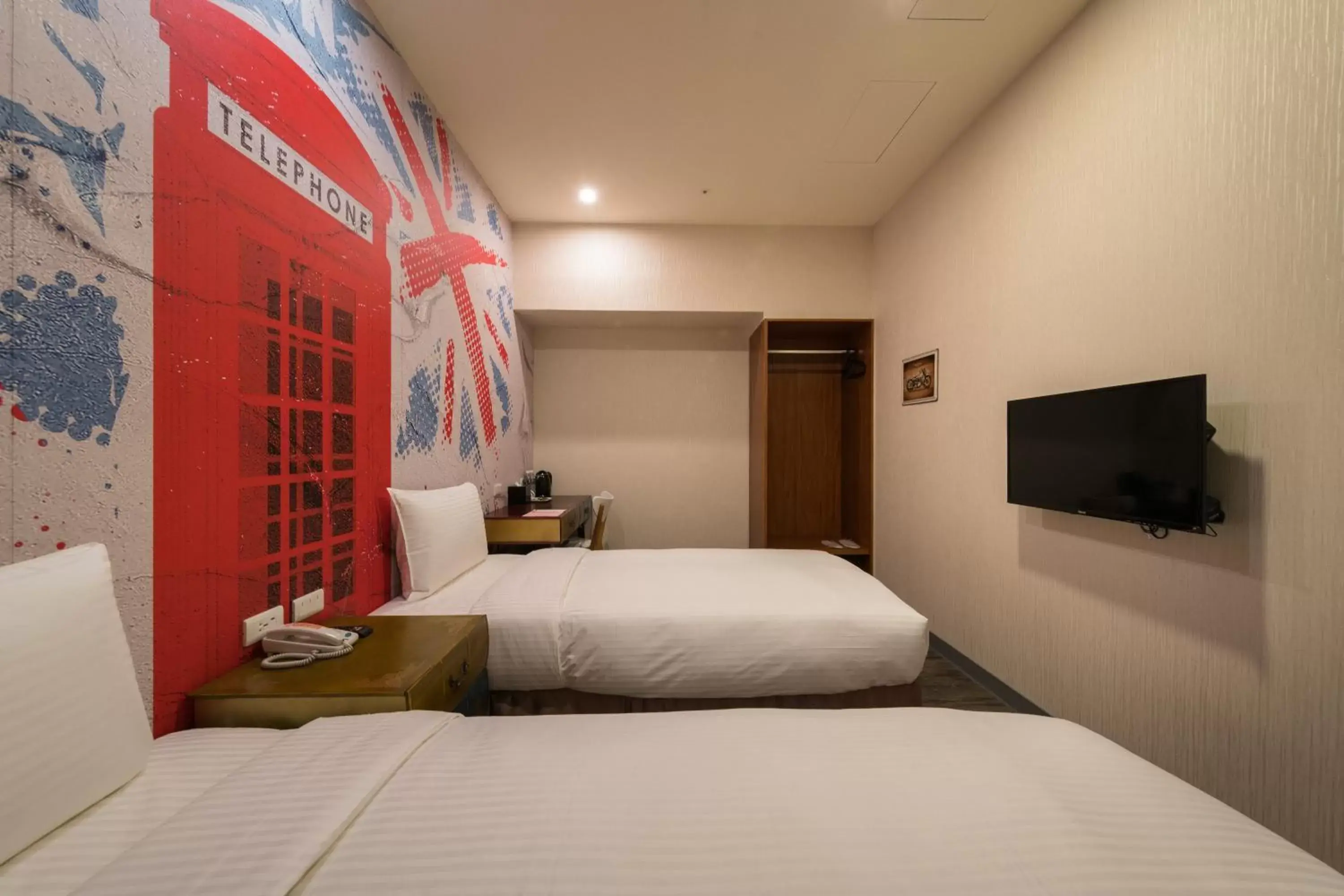 Bed in Skyone Hotel