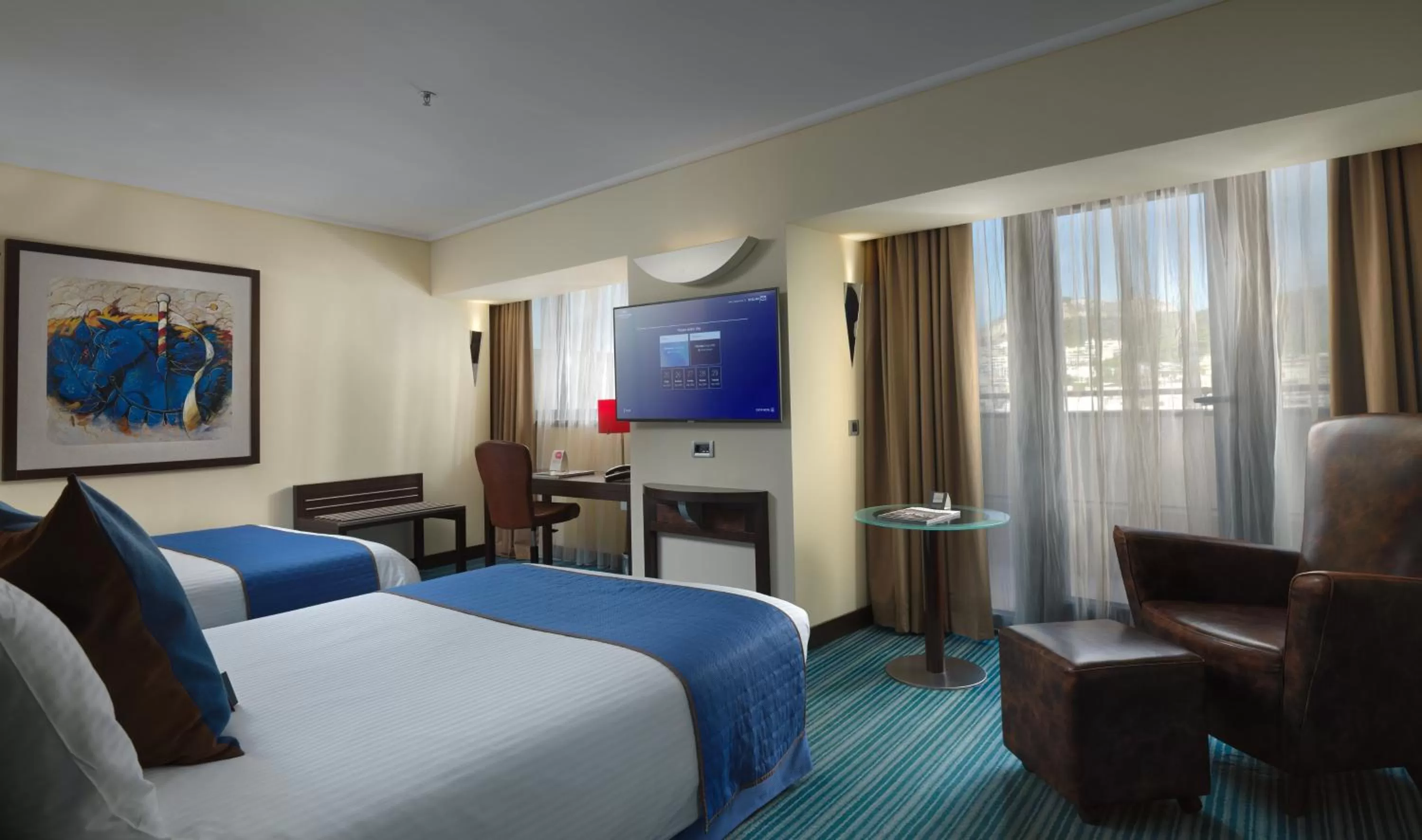 Photo of the whole room, Bed in Crowne Plaza Athens City Centre by IHG