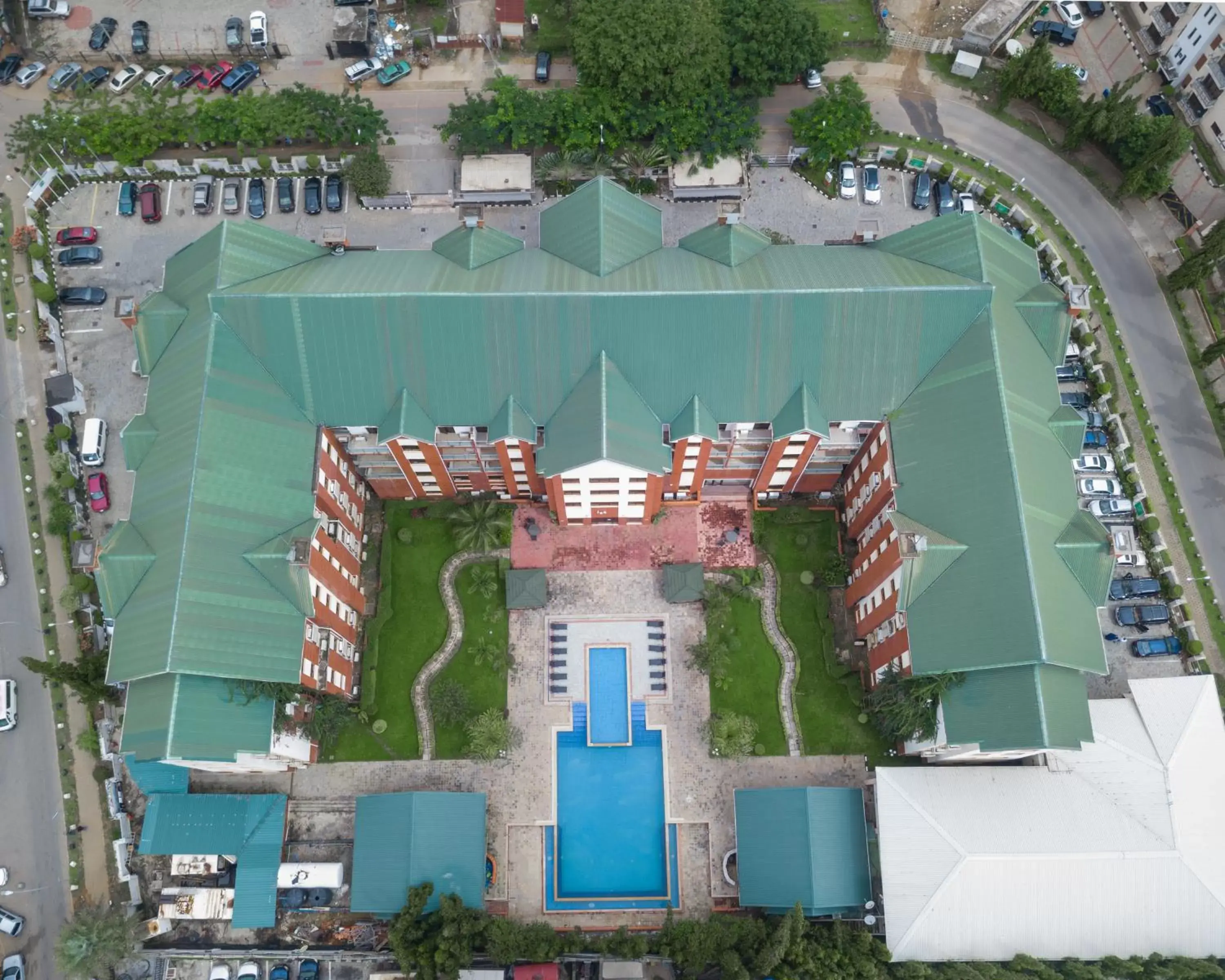 Property building, Bird's-eye View in Hawthorn Suites by Wyndham Abuja