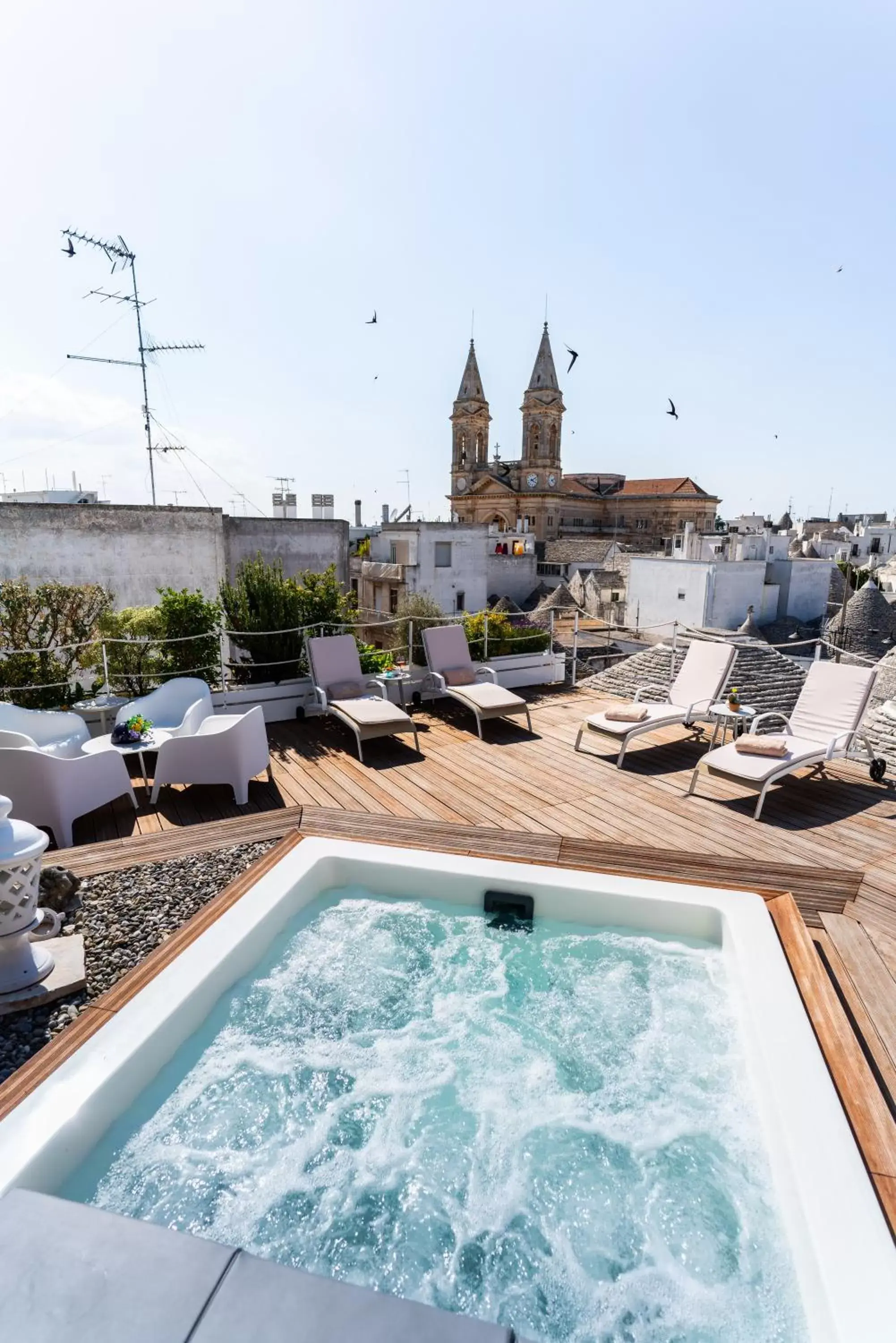 Hot Tub in Palazzo Scotto