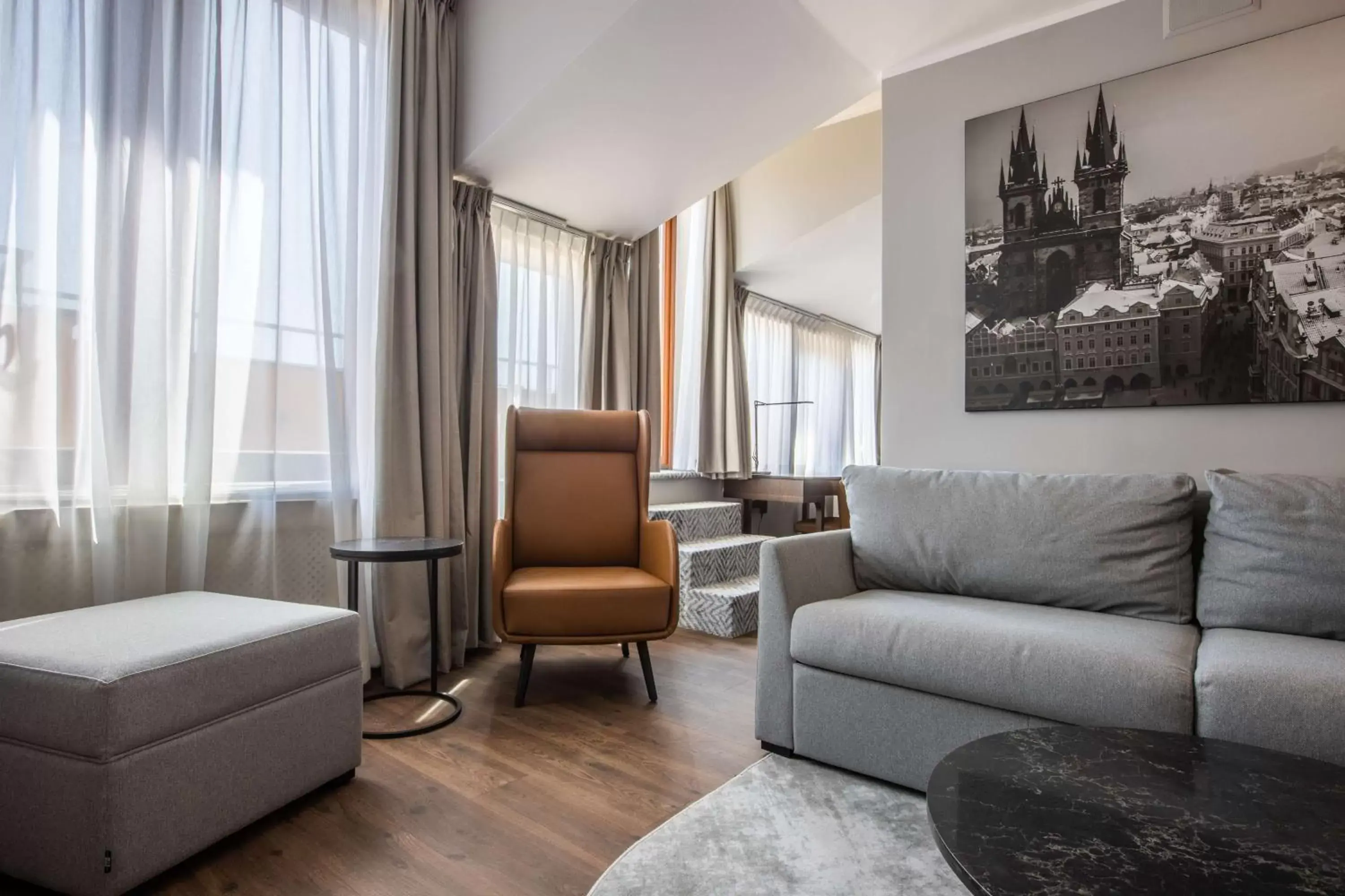 Living room, Seating Area in Radisson Blu Hotel Prague