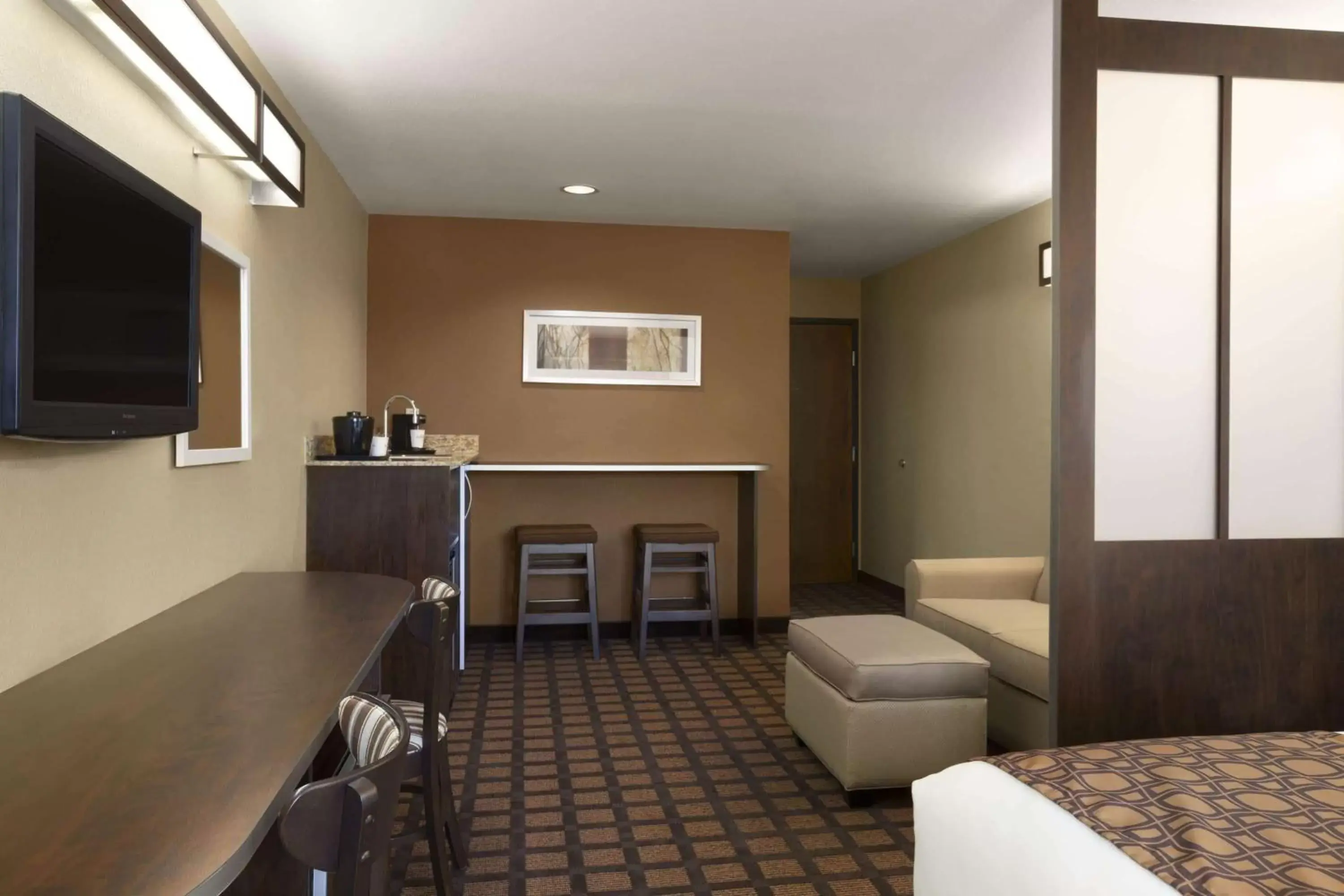 Photo of the whole room, Seating Area in Microtel Inn & Suites by Wyndham Odessa TX