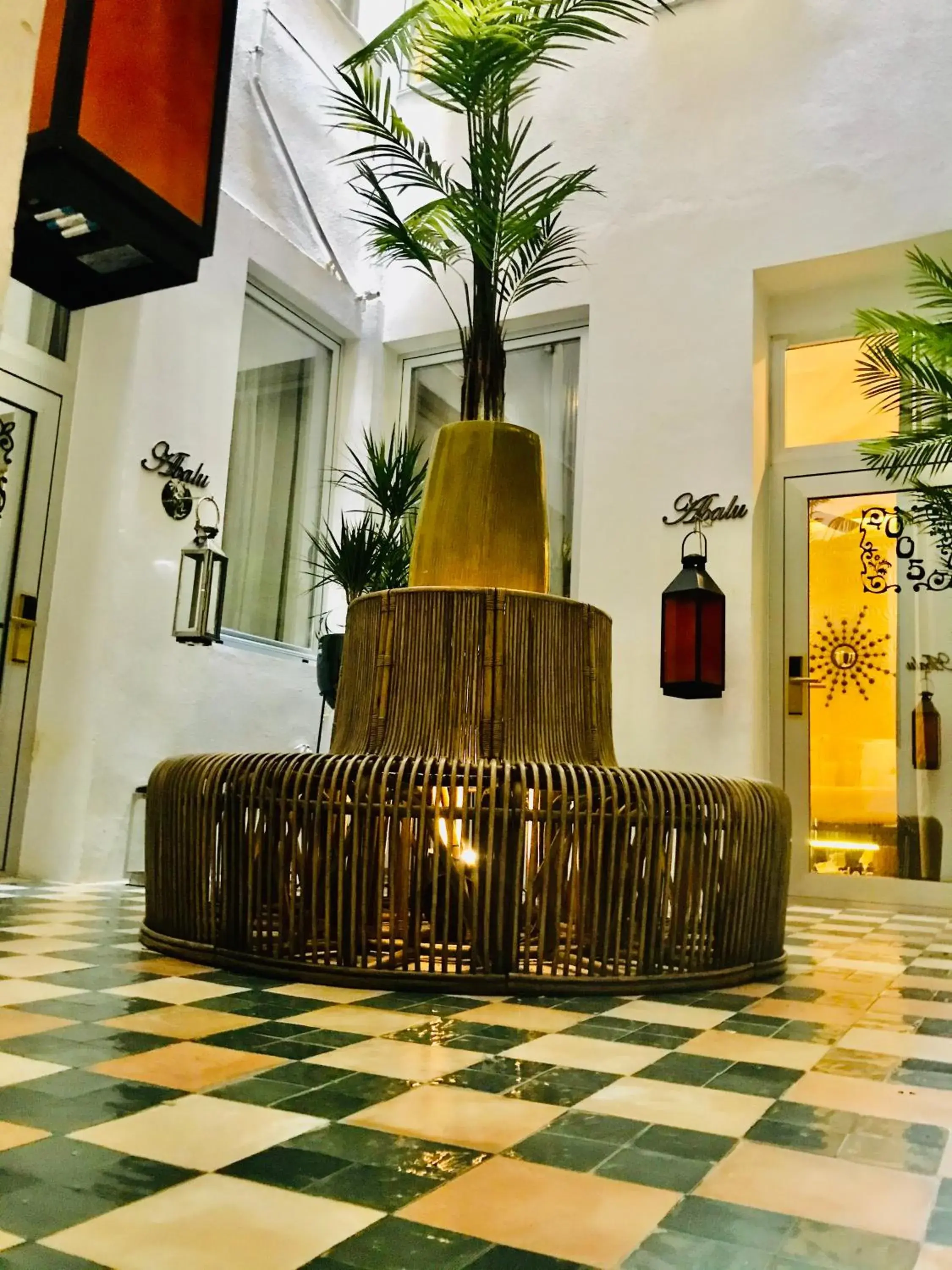 Patio in Abalú Small Luxury & Design Boutique Hotel