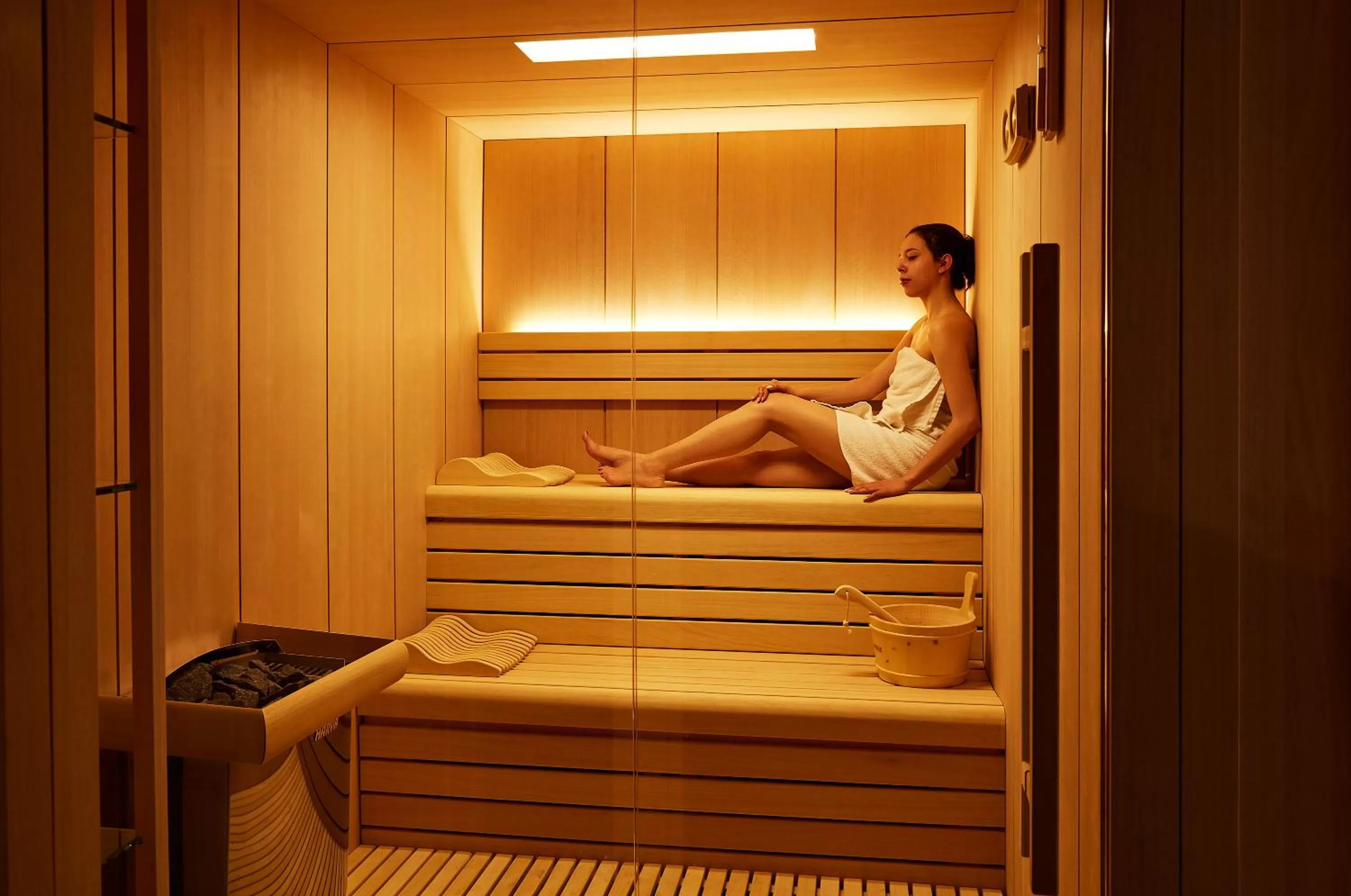 Sauna in The Code Hotel