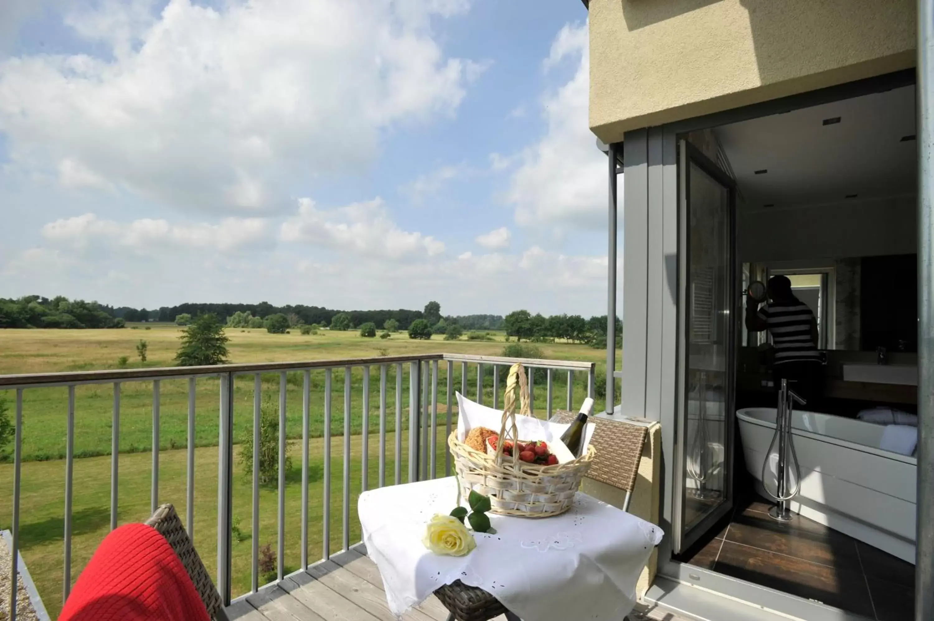 Balcony/Terrace in Zeiskamer Mühle