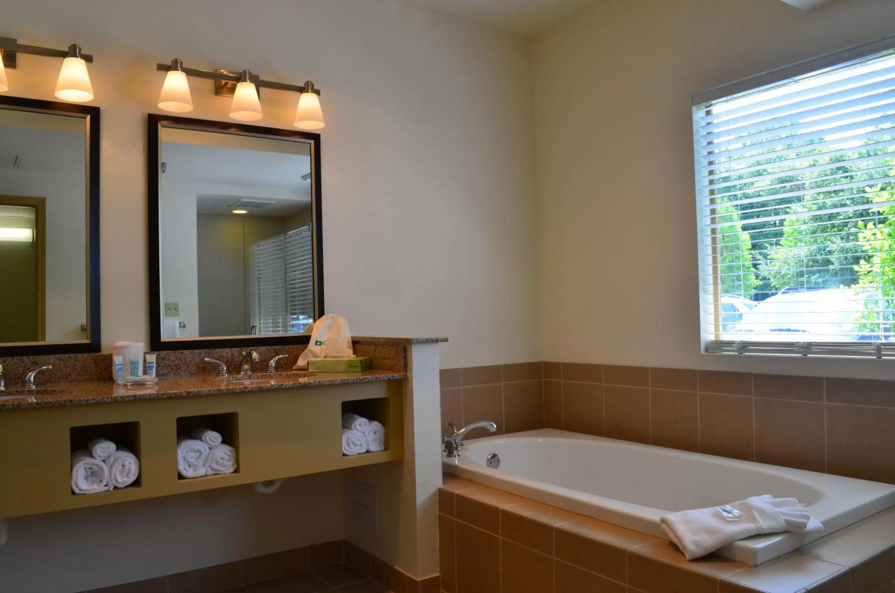 Bathroom in Comfort Suites Medical District near Mall of Louisiana