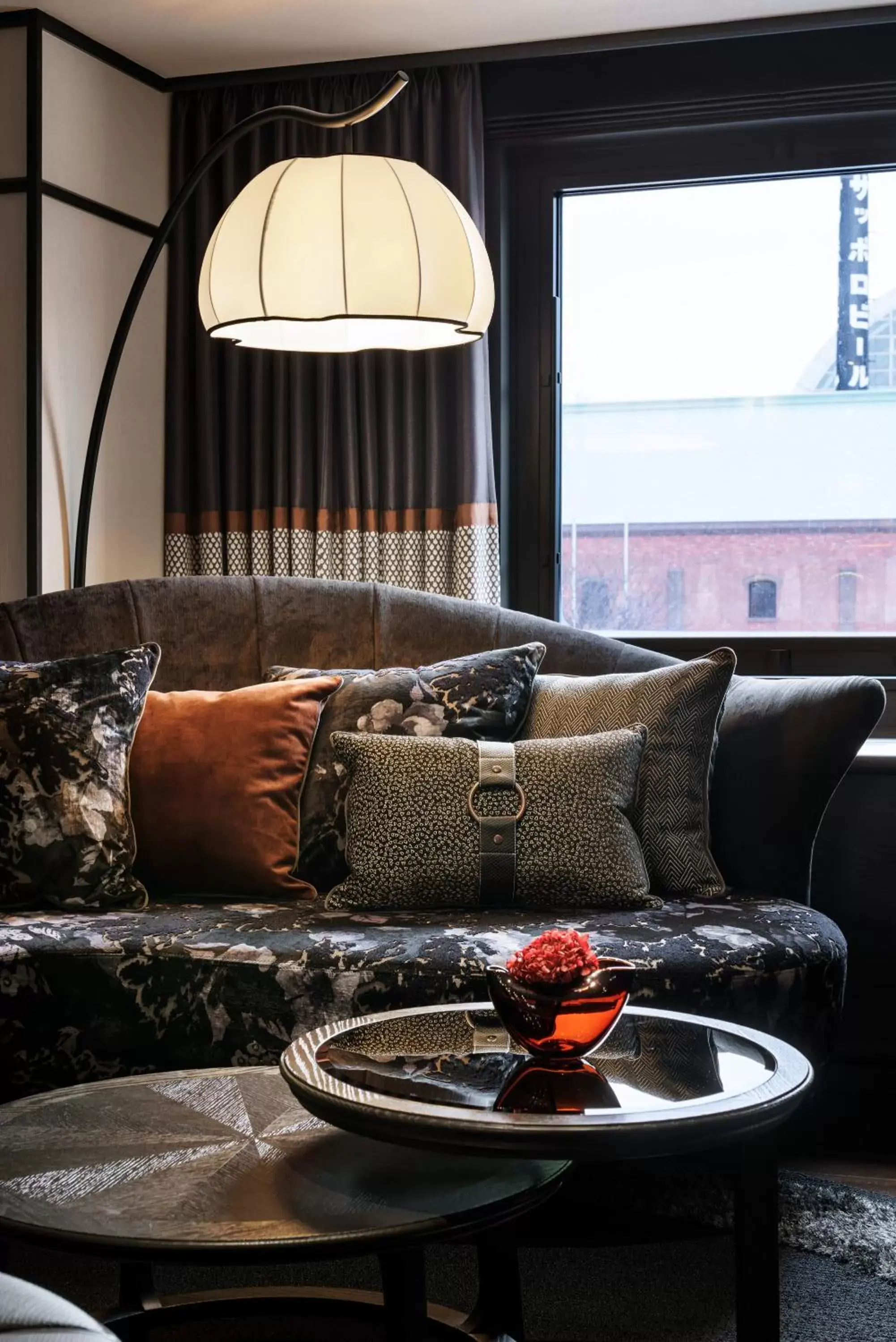 Decorative detail, Seating Area in Hotel Sousei Sapporo Mgallery