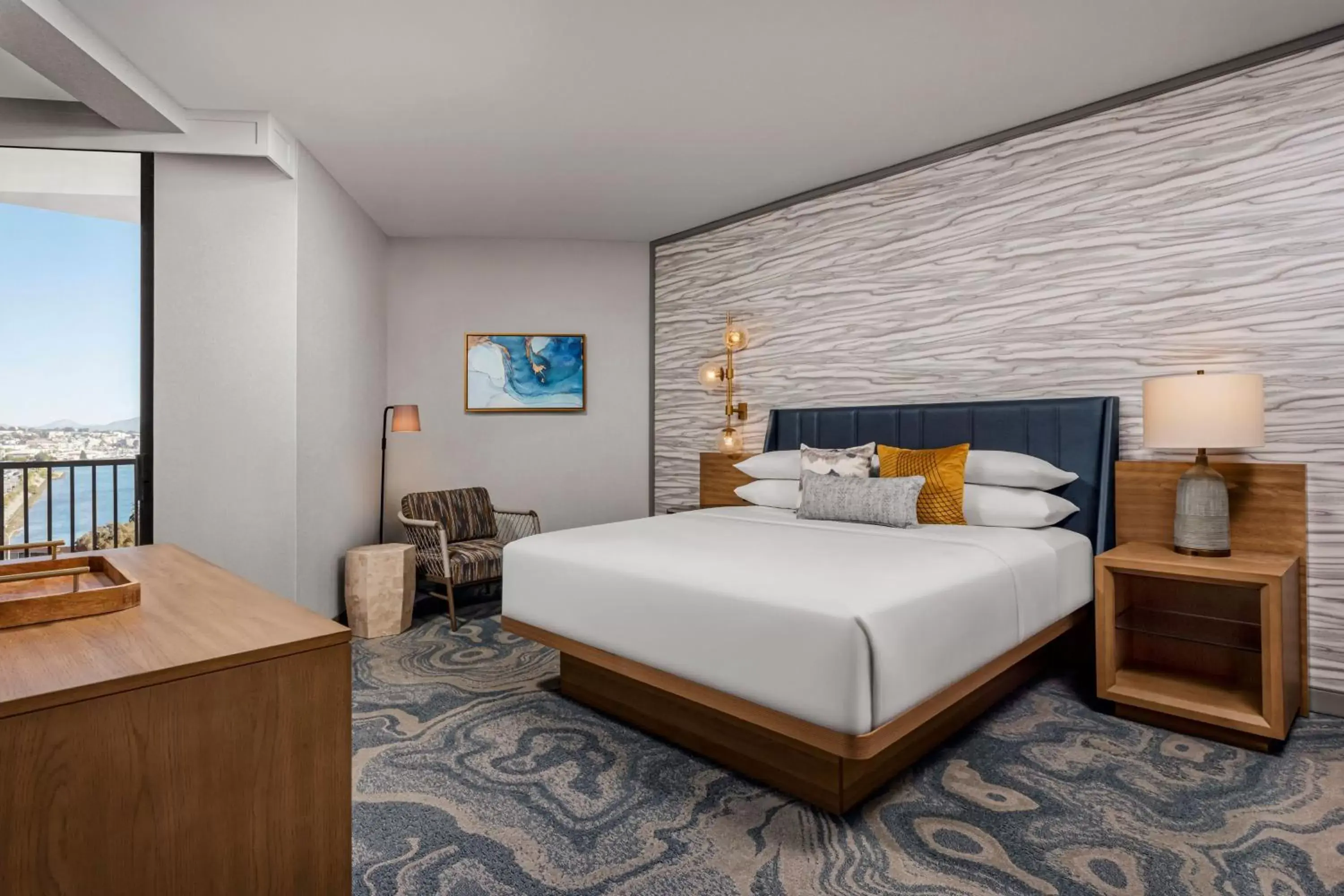 Bedroom, Bed in Sheraton San Diego Hotel & Marina