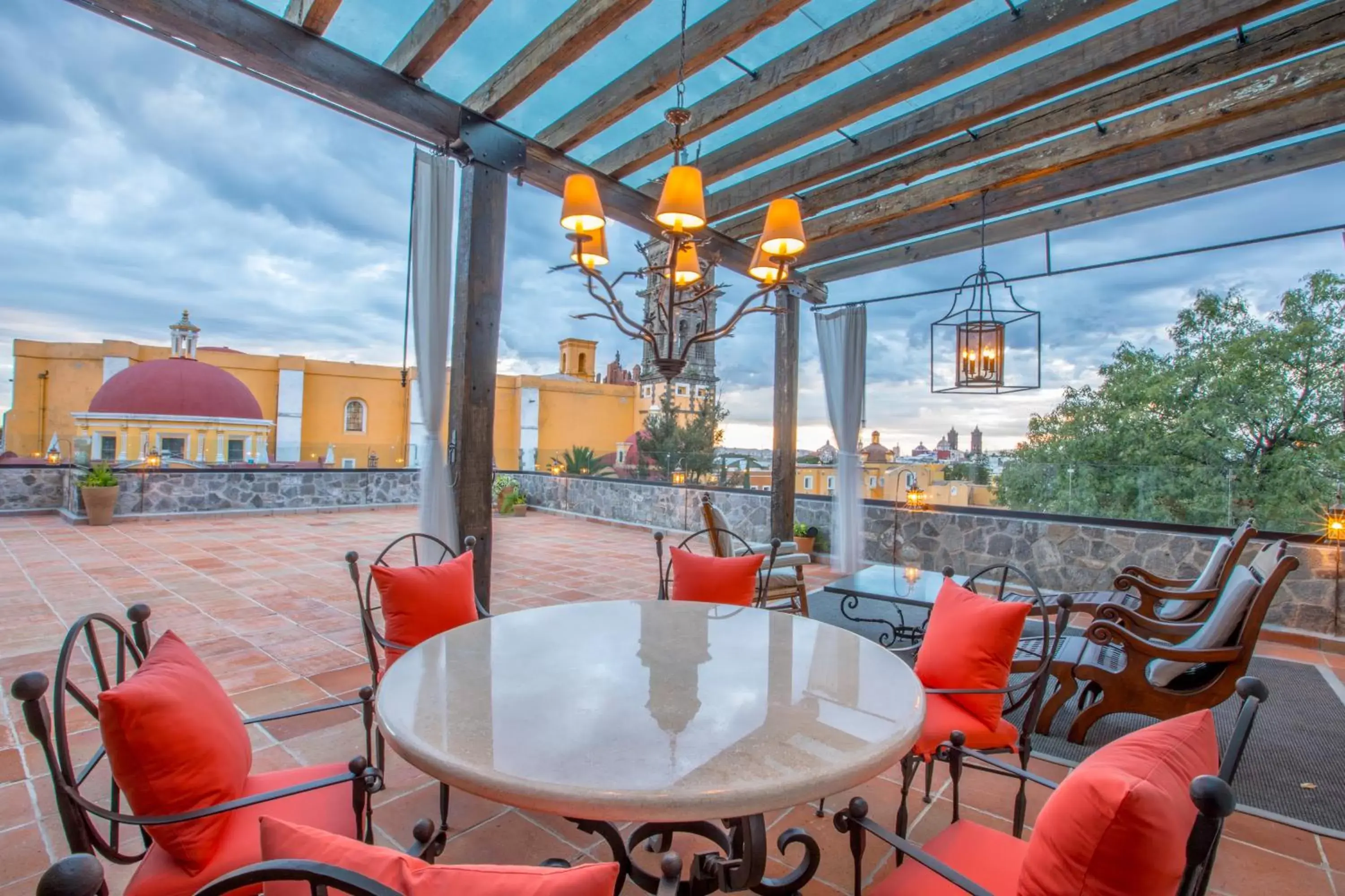 Balcony/Terrace in Banyan Tree Puebla