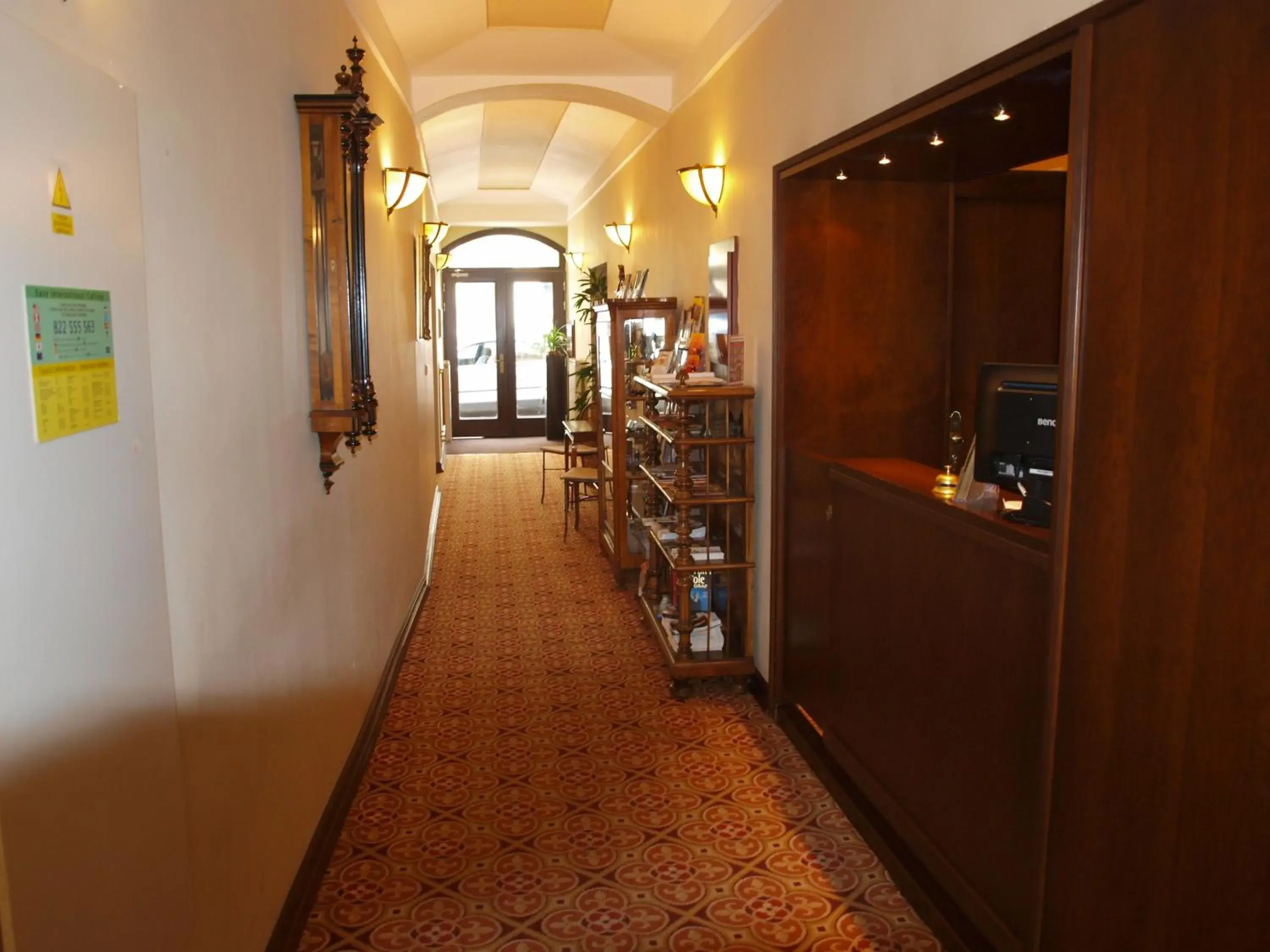 Lobby or reception in Antik Hotel Prague