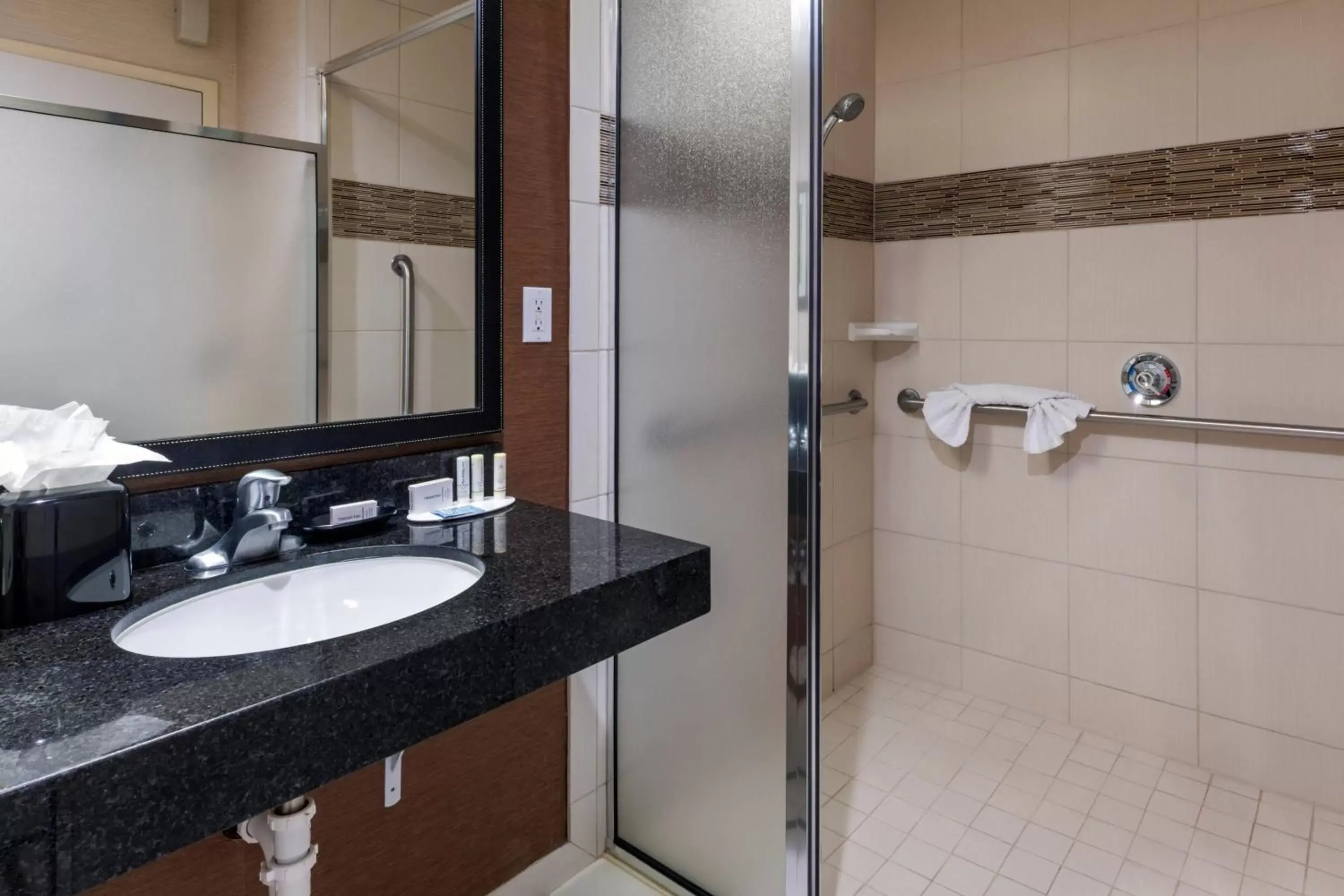 Bathroom in Fairfield Inn Salt Lake City South