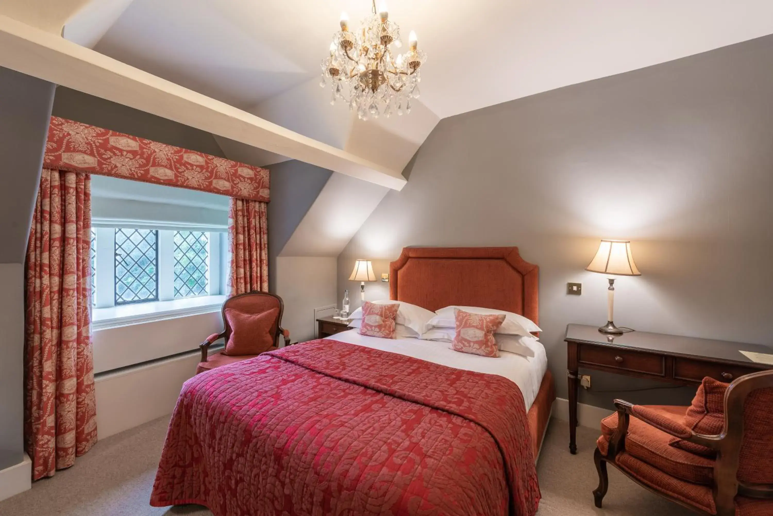 Bed in Rushton Hall Hotel and Spa