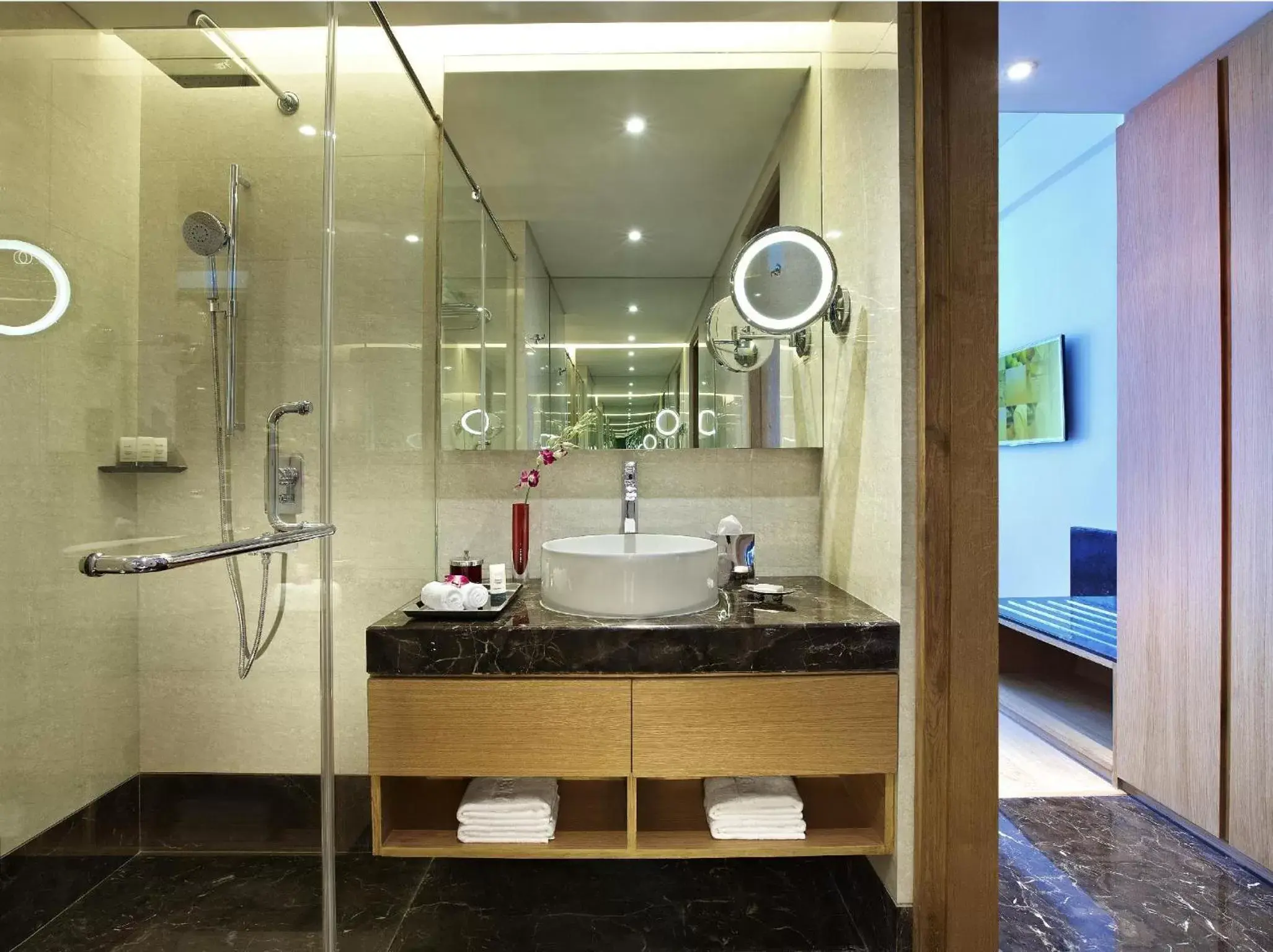 Bathroom in Vivanta Chennai IT Expressway OMR