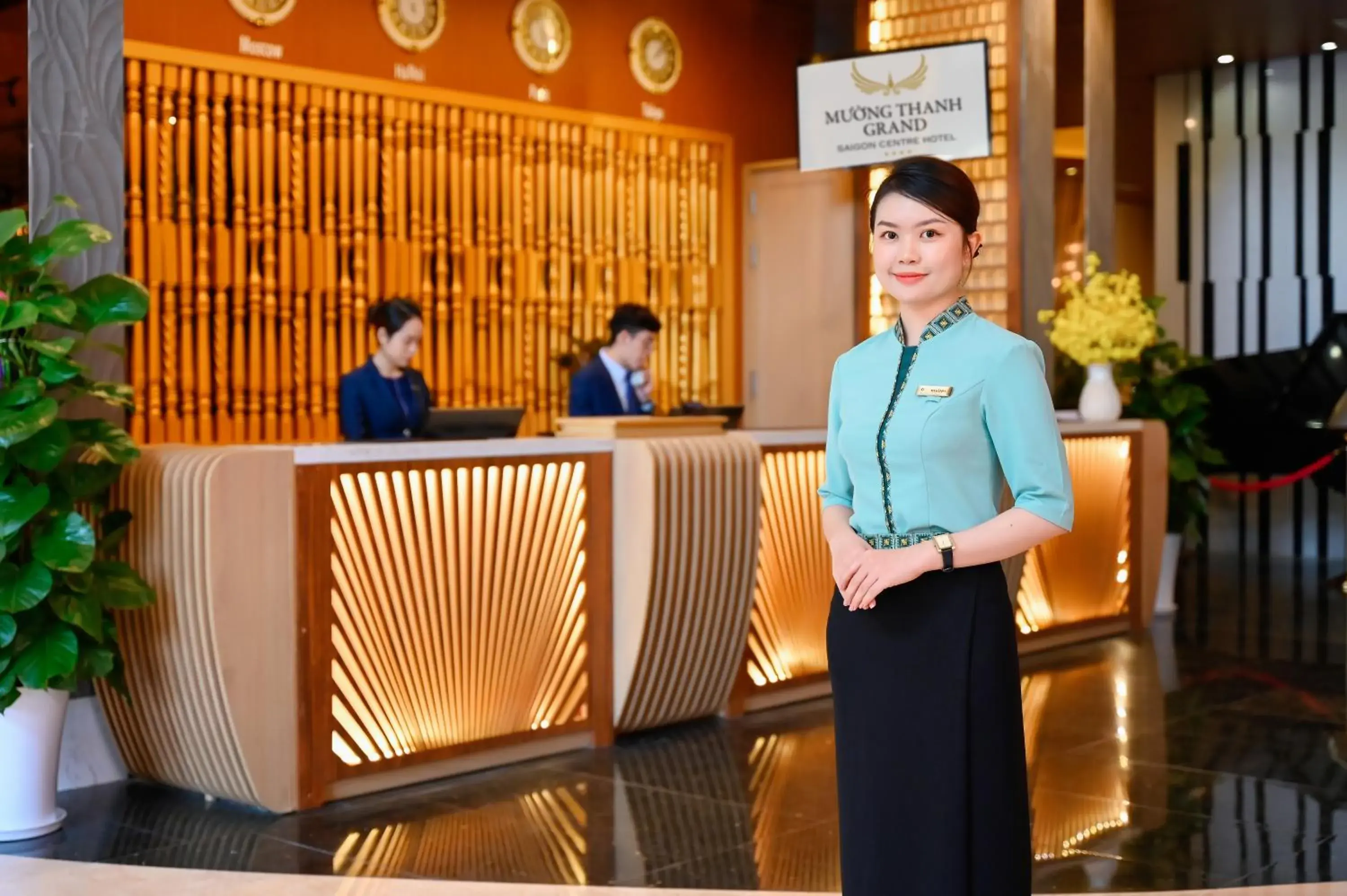 Staff in Muong Thanh Grand Saigon Centre Hotel