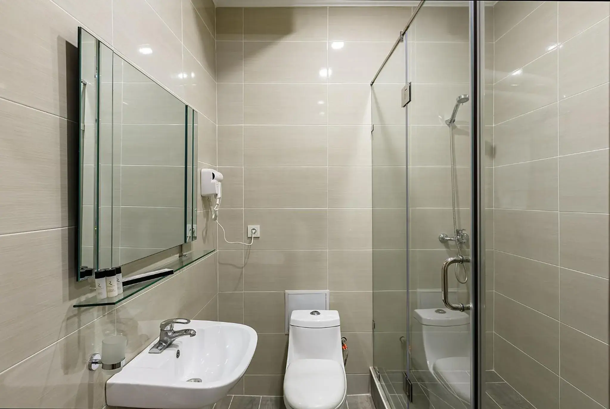 Shower, Bathroom in Renion Hotel