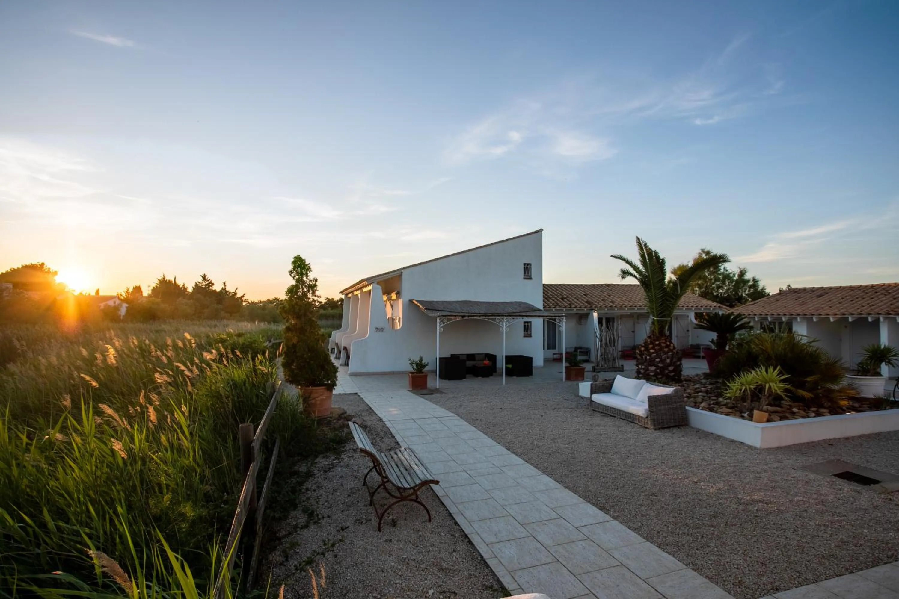 Sunset in Le Mas de Cocagne