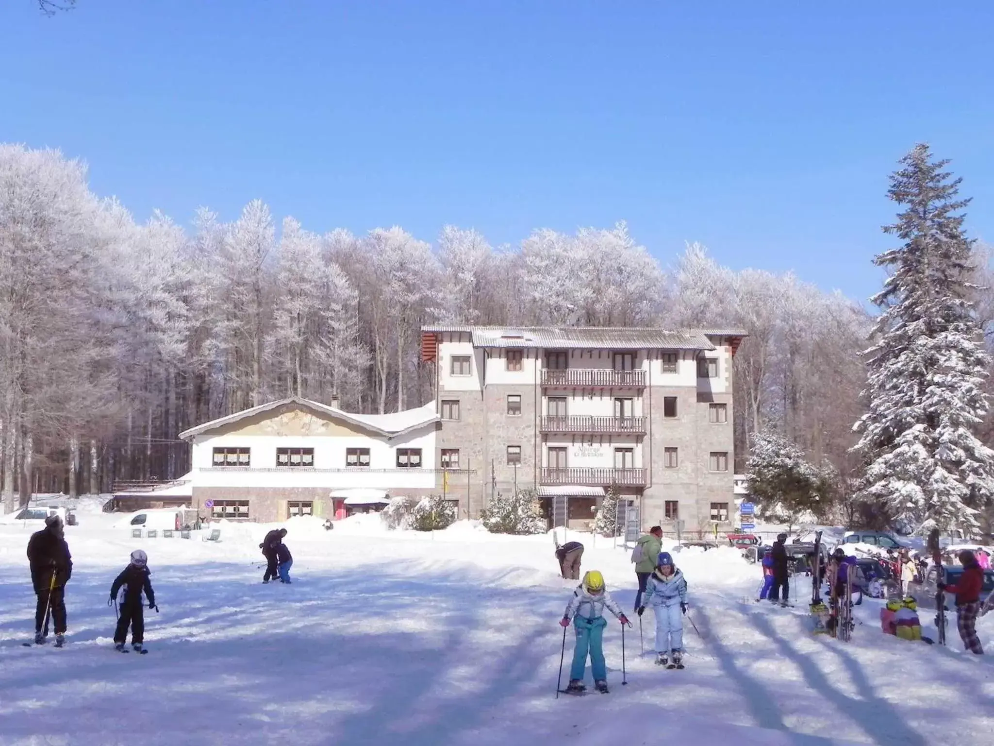 View (from property/room), Winter in Albergo Le Macinaie - Monte Amiata