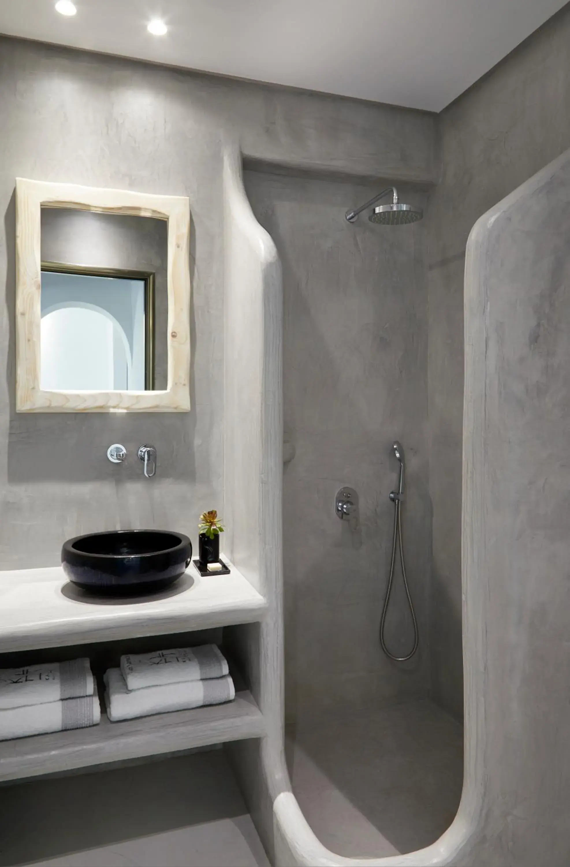 Shower, Bathroom in Kallisti Thera Hotel