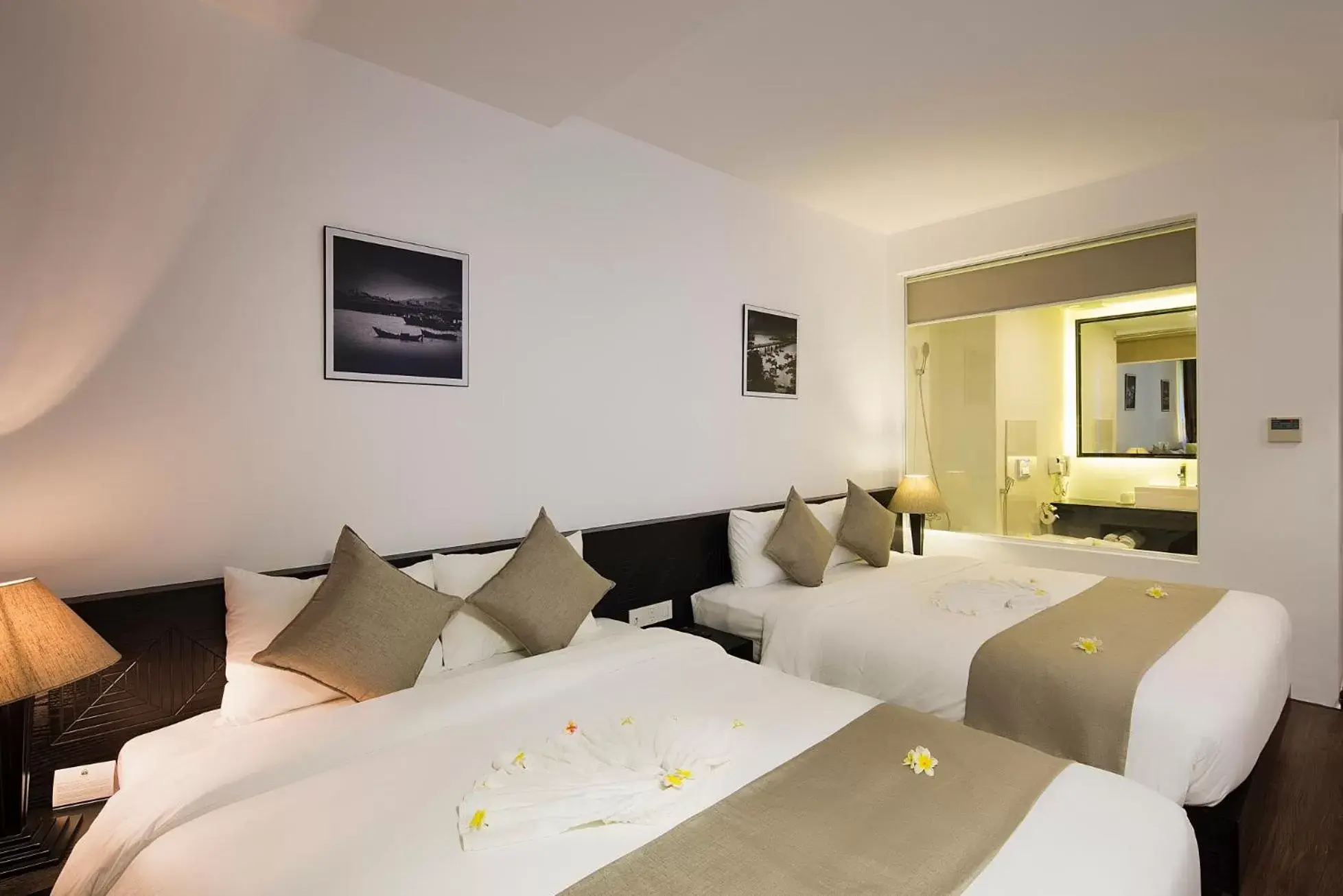 Bed in Champa Island Nha Trang - Resort Hotel & Spa