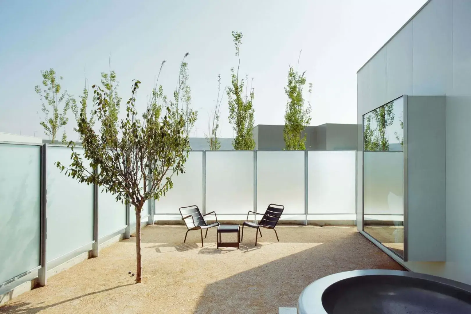 Patio in Hotel Aire de Bardenas