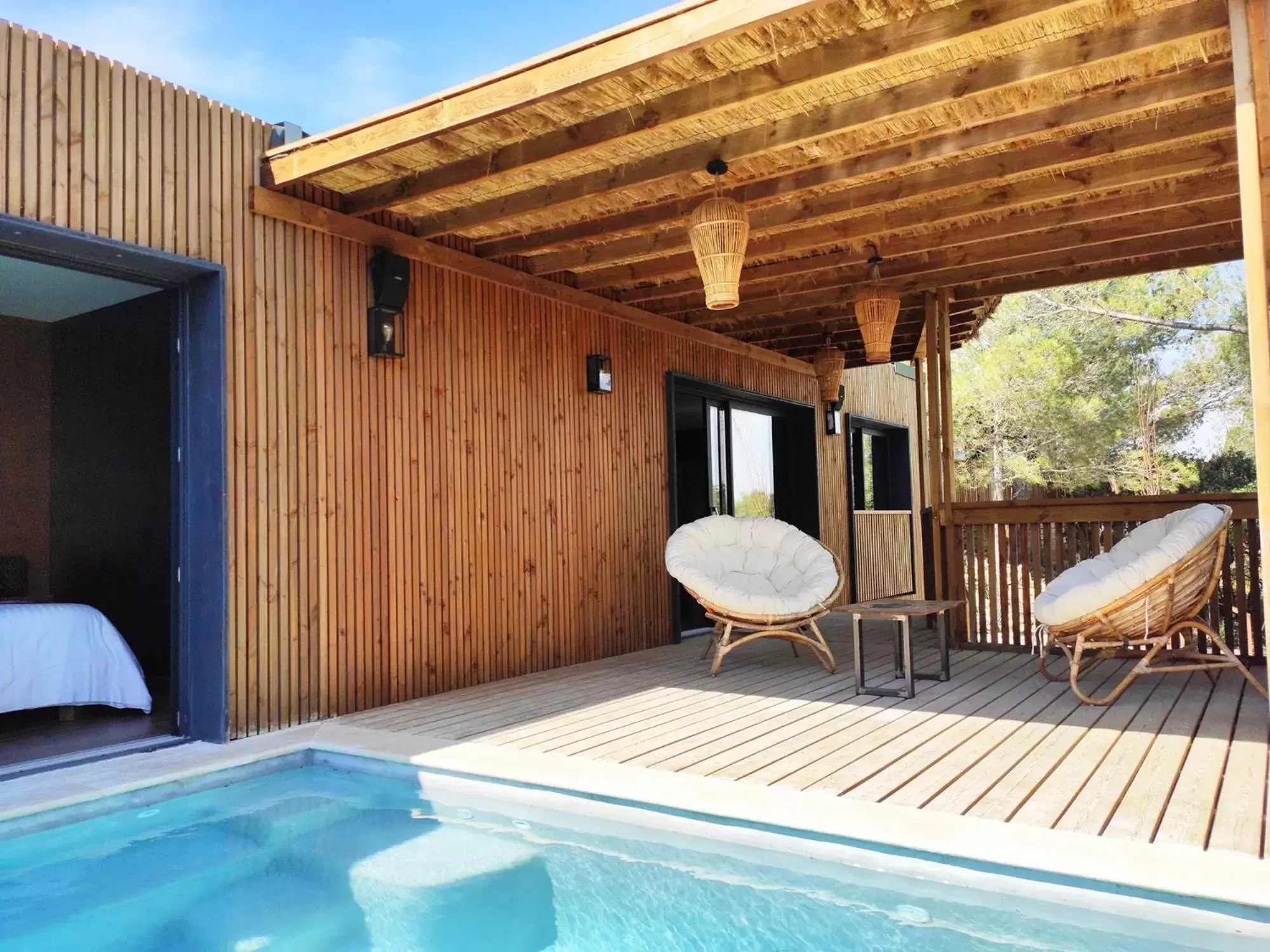 Patio, Swimming Pool in Villa Occitana