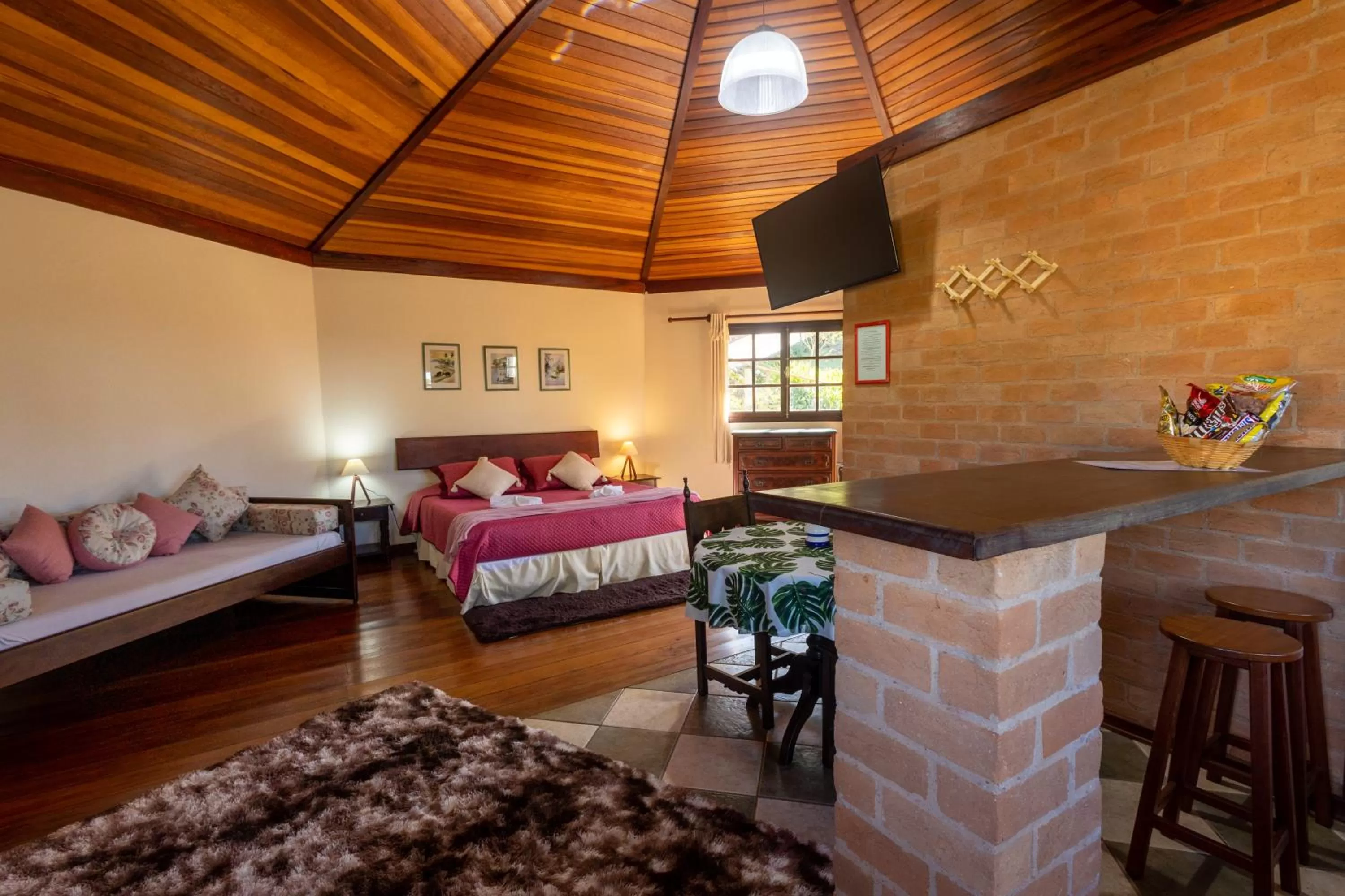 Bed in Pousada 3 Pinheiros