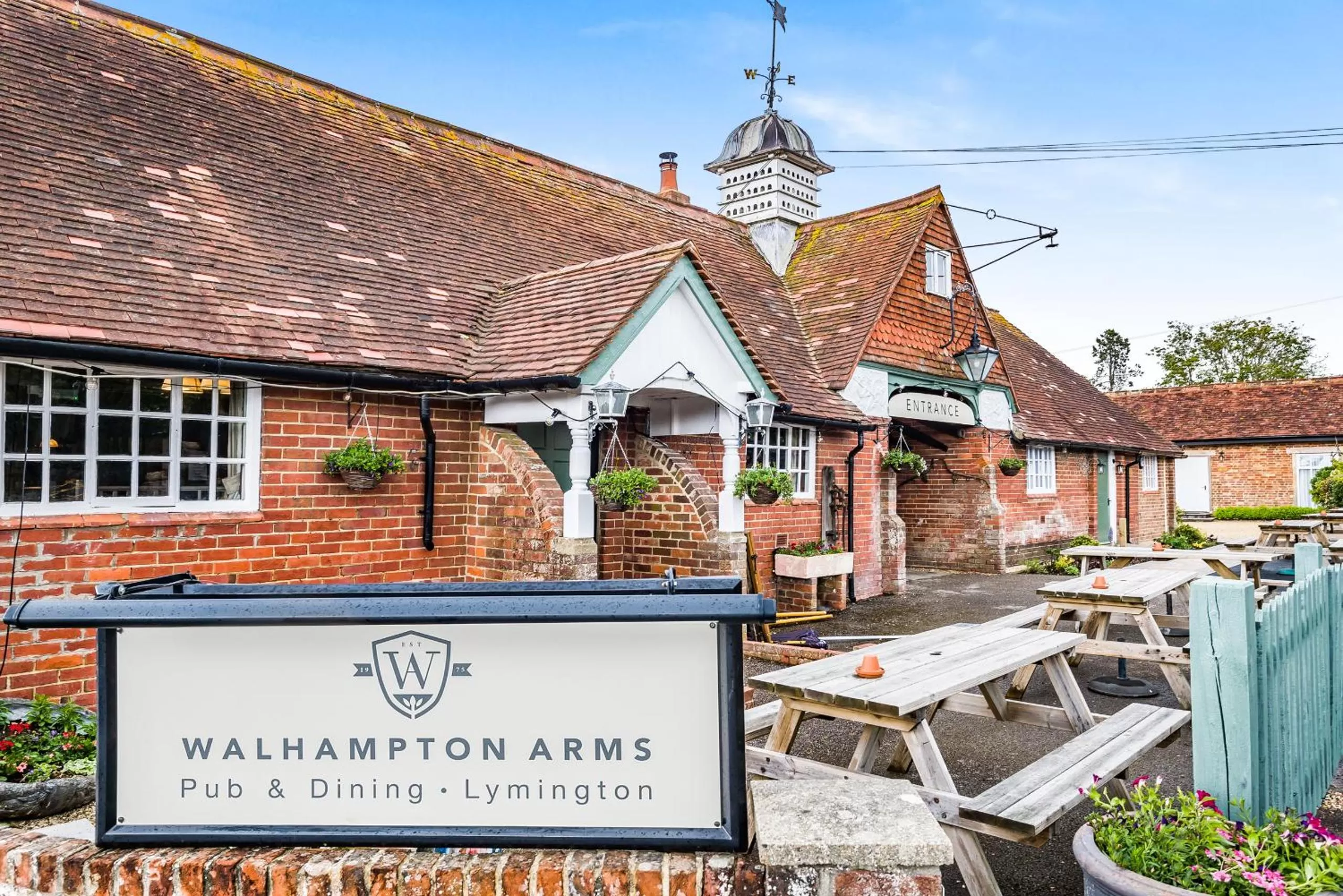 Property building in The Walhampton Arms