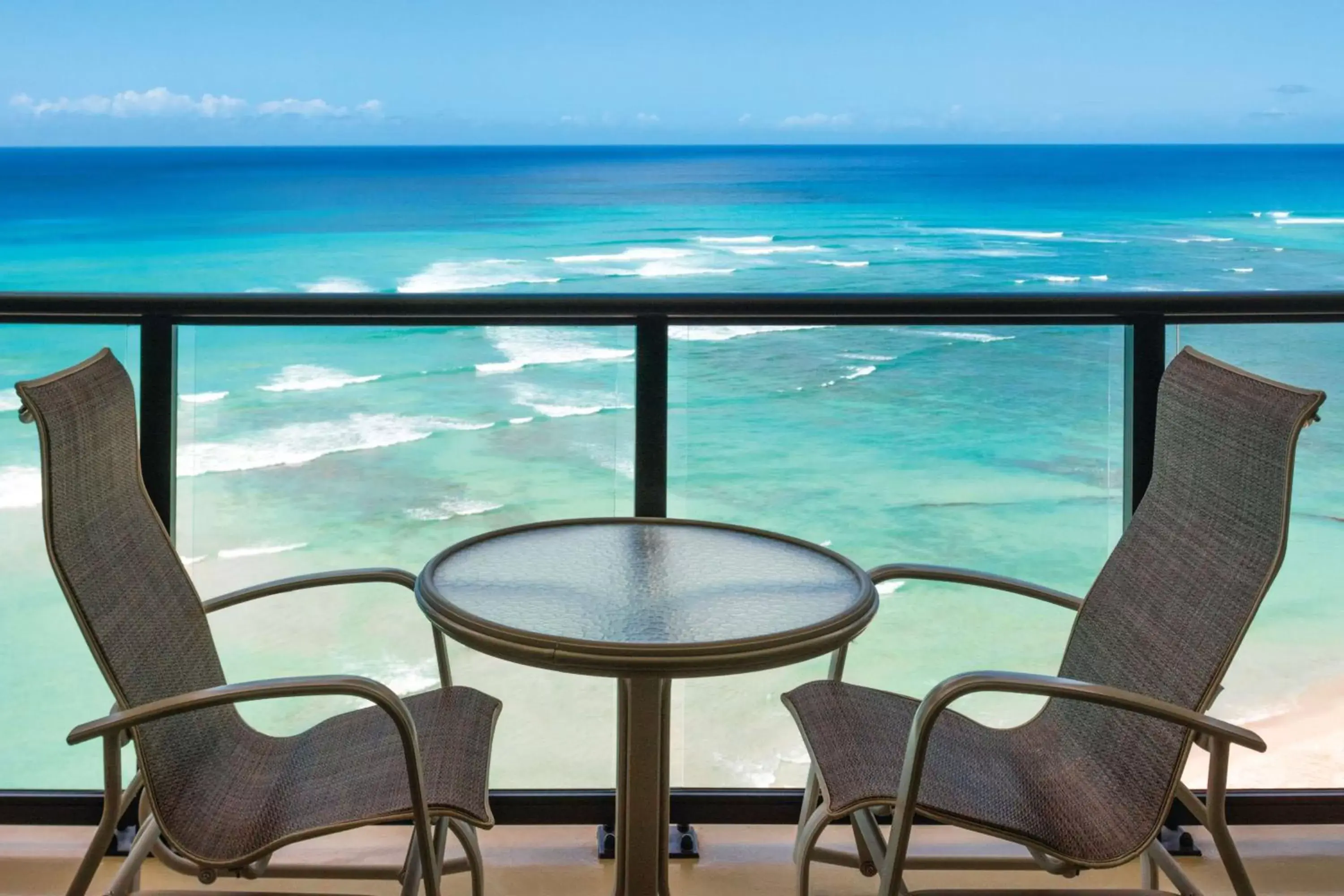 View (from property/room), Balcony/Terrace in OUTRIGGER Waikiki Beach Resort