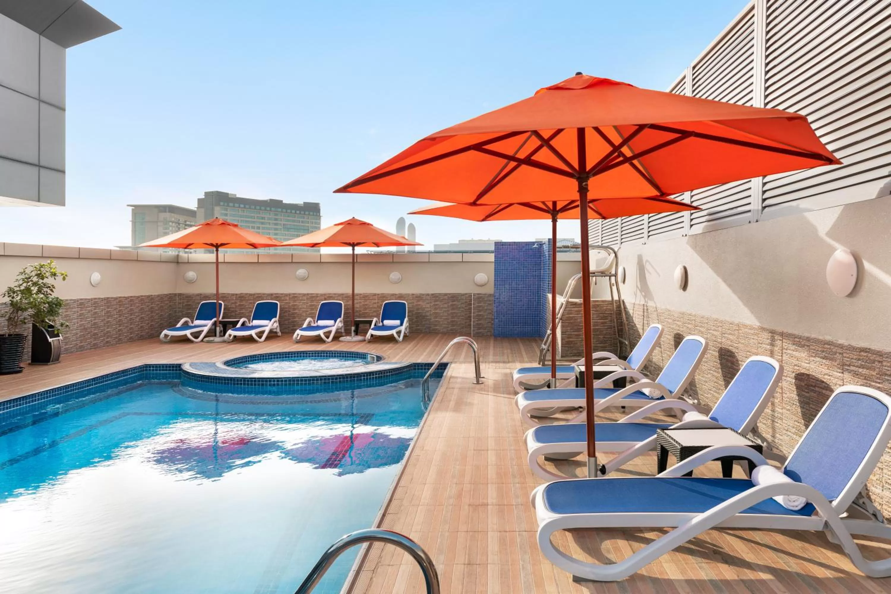 Swimming pool in Ramada by Wyndham Dubai Deira