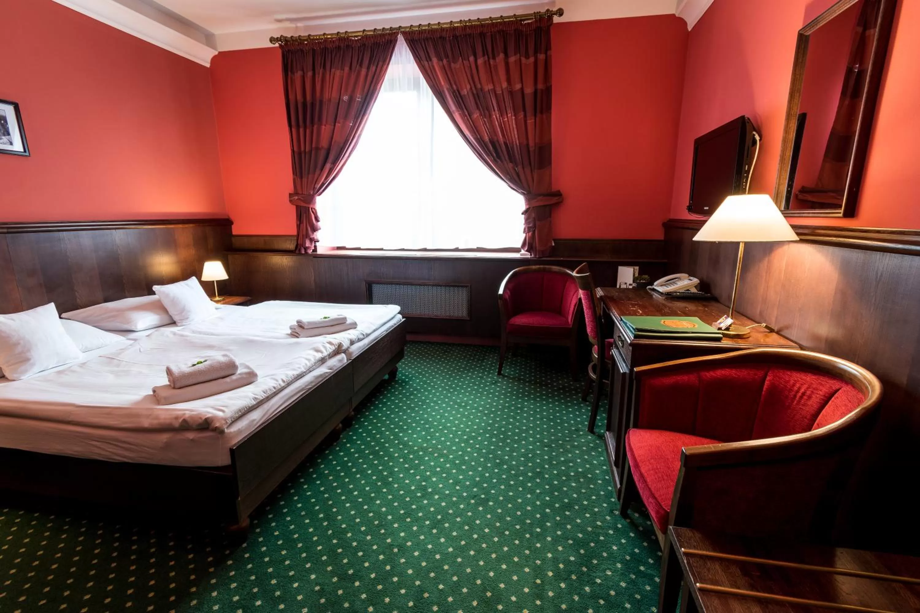 Bed in Hotel U Hejtmana Šarovce