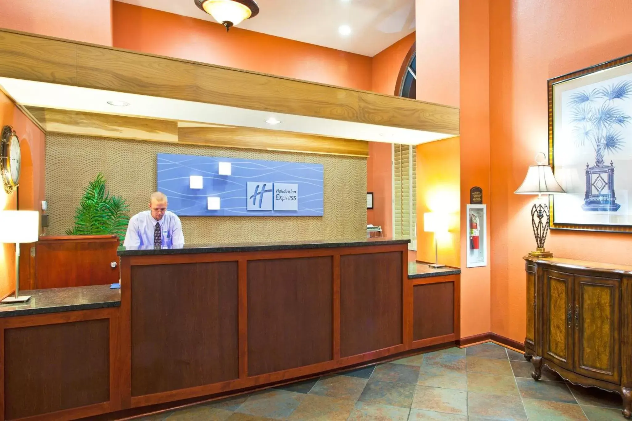 Lobby or reception, Lobby/Reception in Holiday Inn Express Hotel Clearwater East - ICOT Center, an IHG Hotel